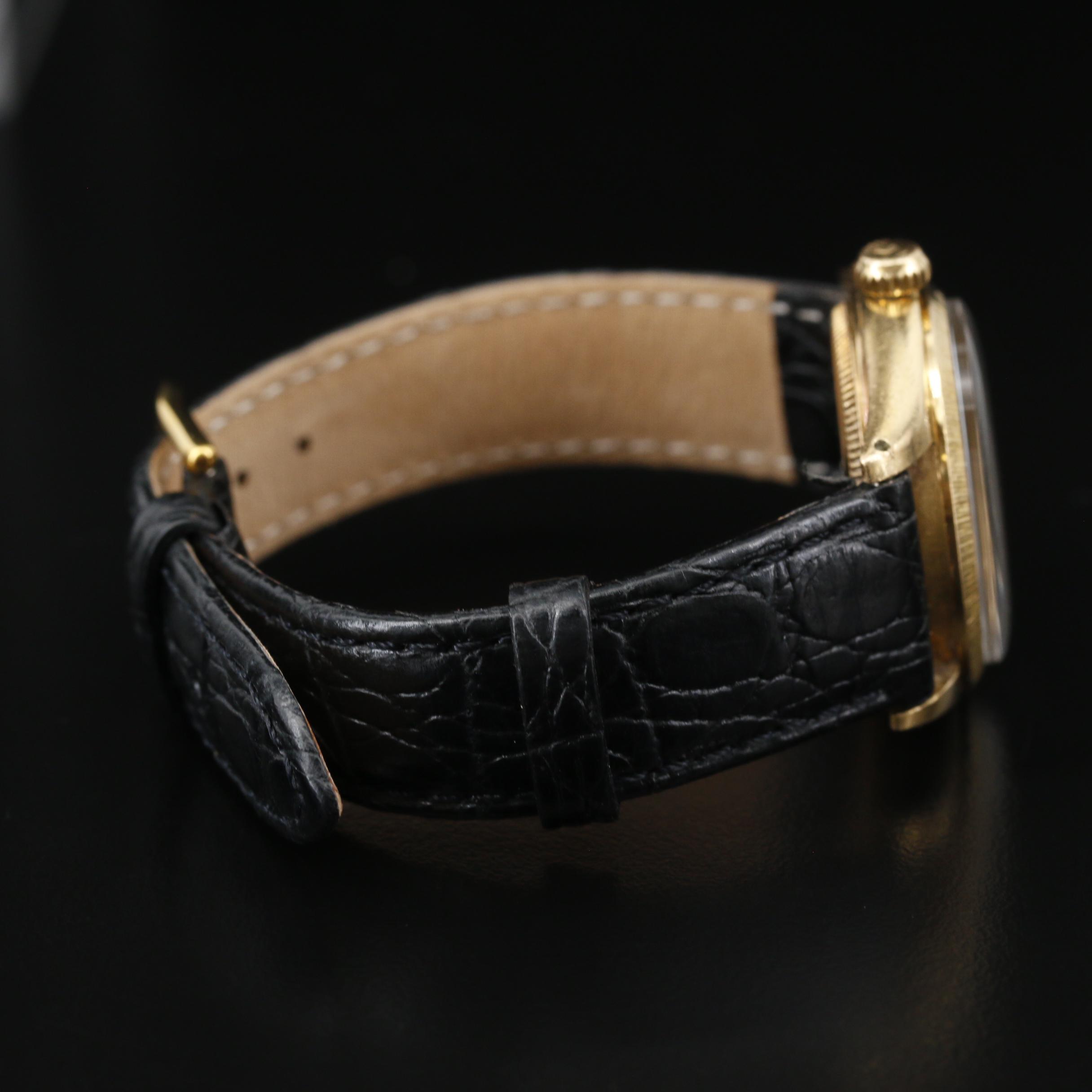 1963 Rolex "Oyster Perpetual" 6551 18K Gold Automatic Watch