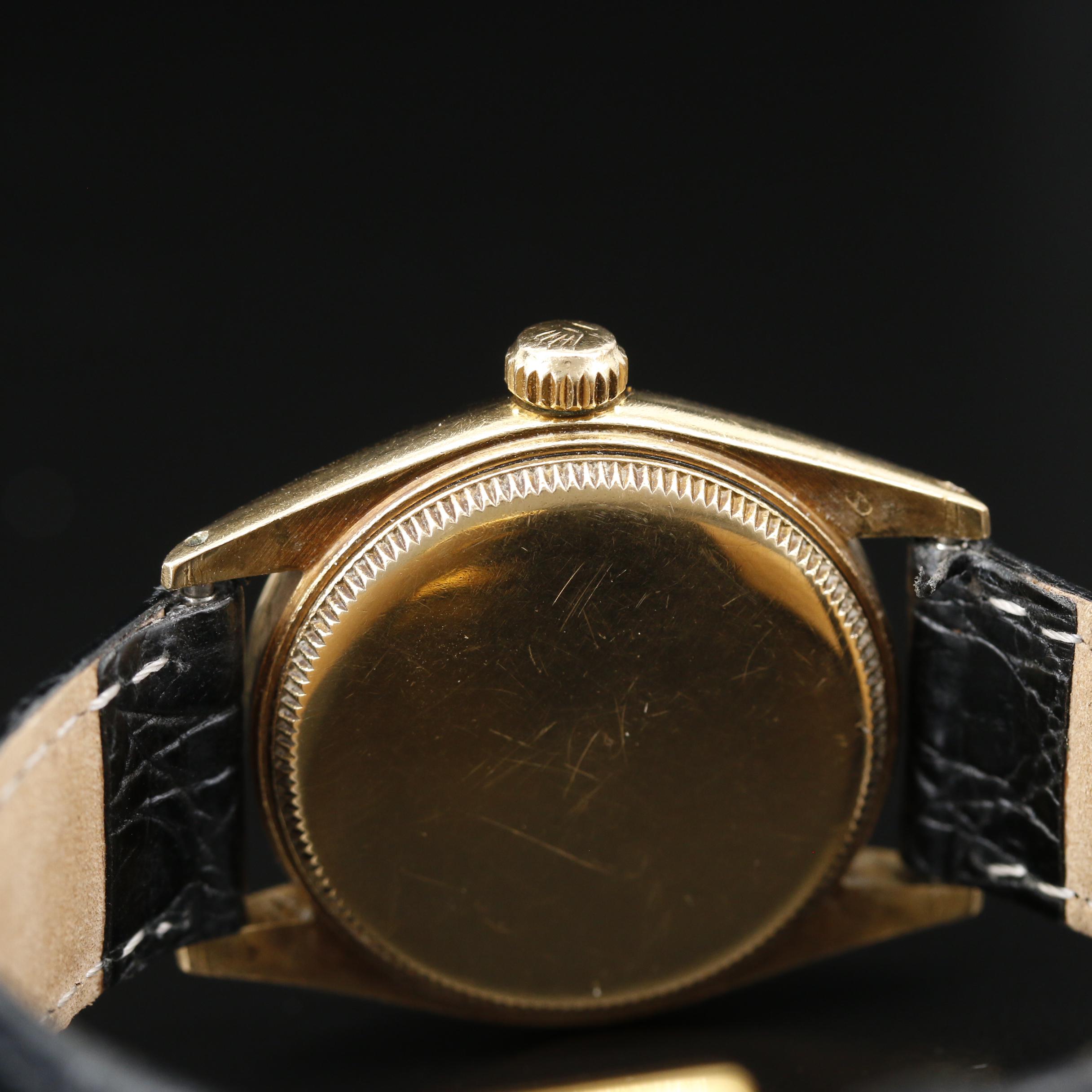 1963 Rolex "Oyster Perpetual" 6551 18K Gold Automatic Watch