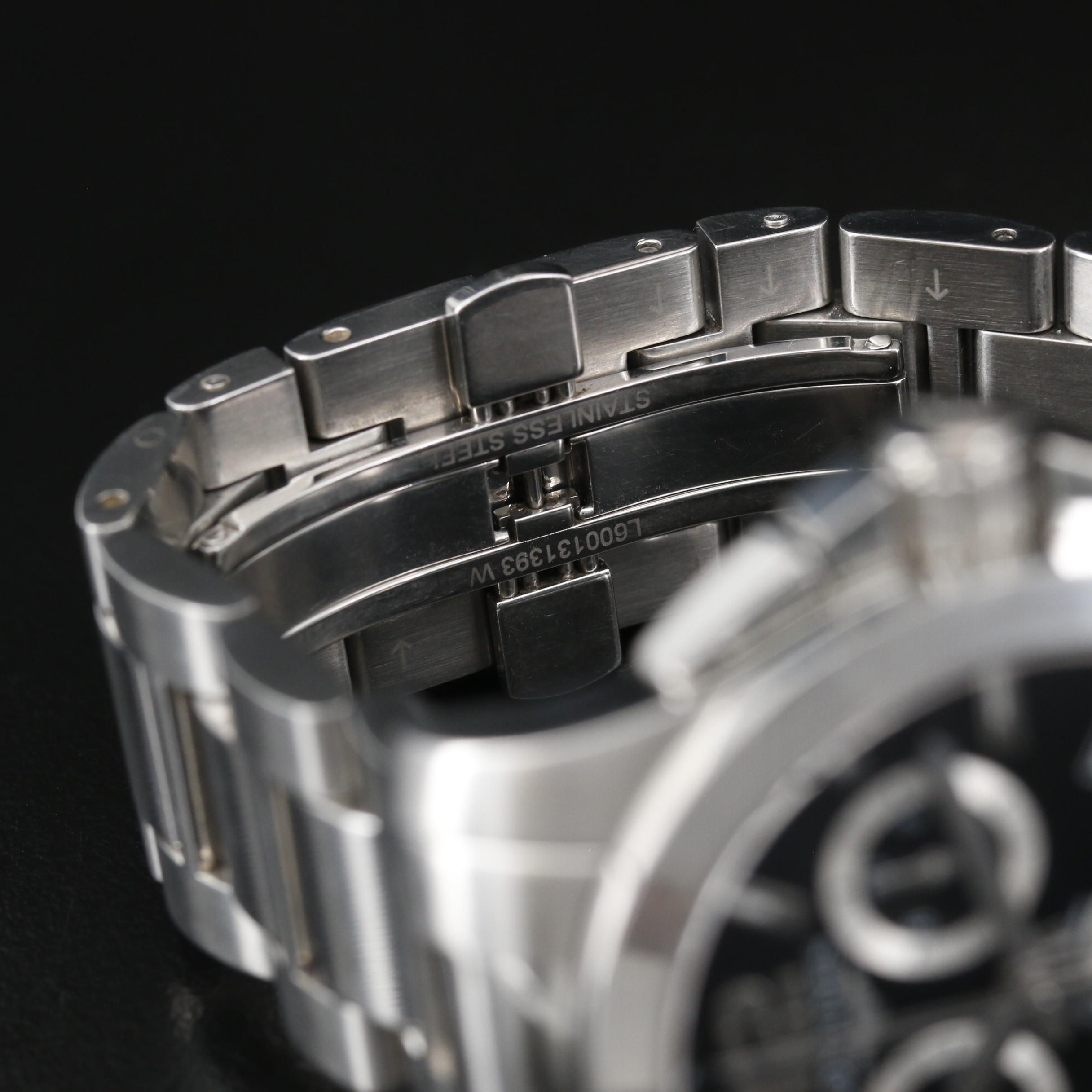 Longines Conquest Chronograph Stainless Steel Quartz Watch