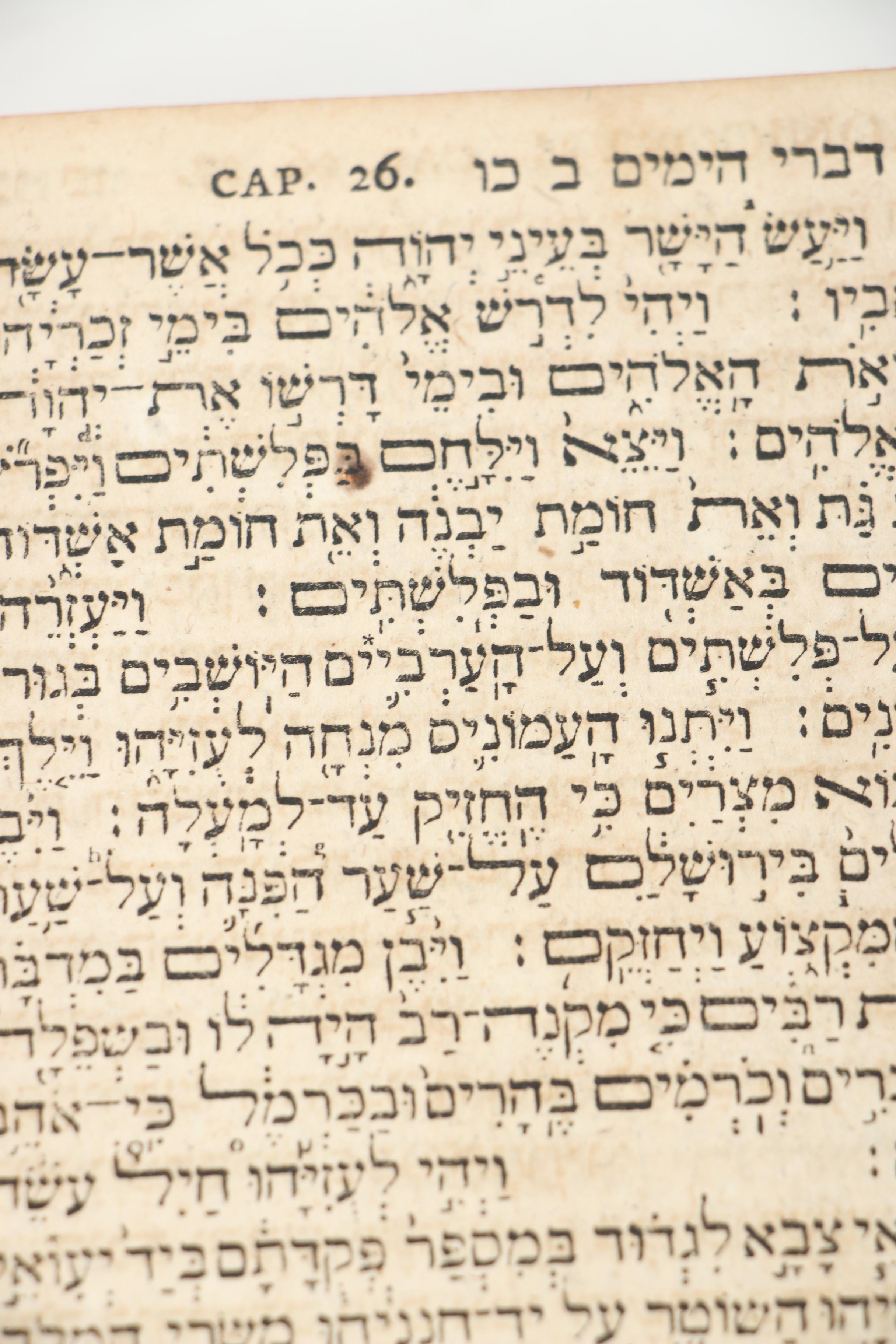 Hebrew and Latin "Biblia Hebraica" Two-Volume Set by J. H. Michaelis, 1720