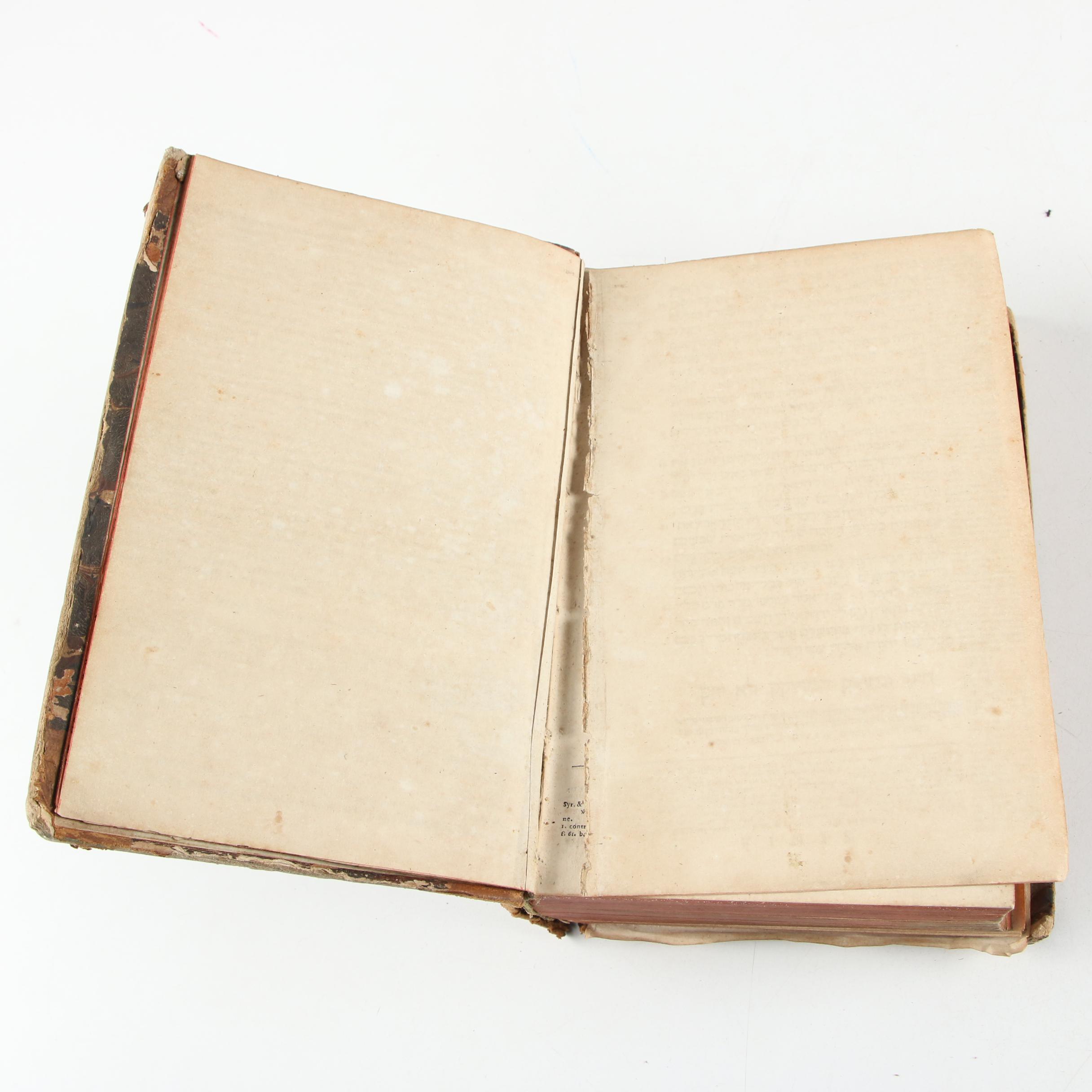 Hebrew and Latin "Biblia Hebraica" Two-Volume Set by J. H. Michaelis, 1720