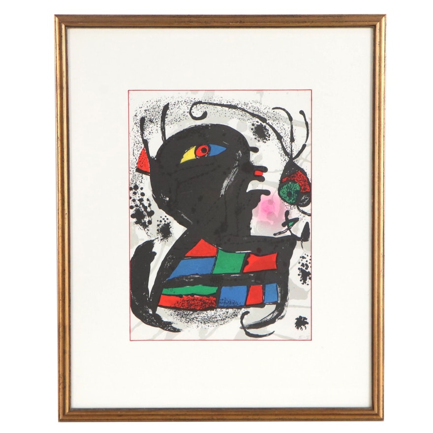 Joan Miró Color Lithograph from "Lithographs III"