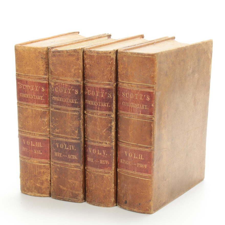 "Scott's Commentary" on the Holy Bible Volumes II–V, 1846