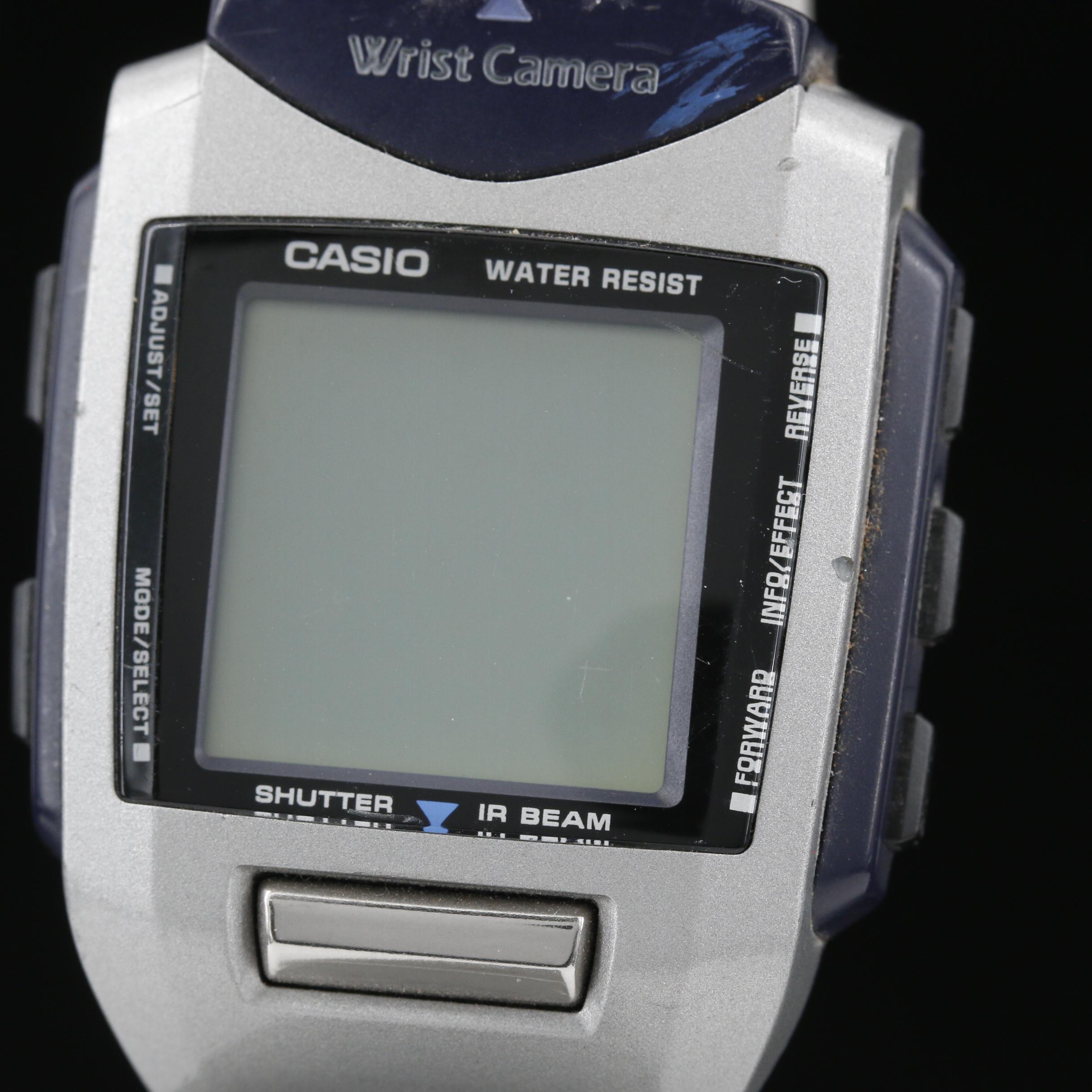 Retro Casio Wrist Camera Multi Function Quartz Watch
