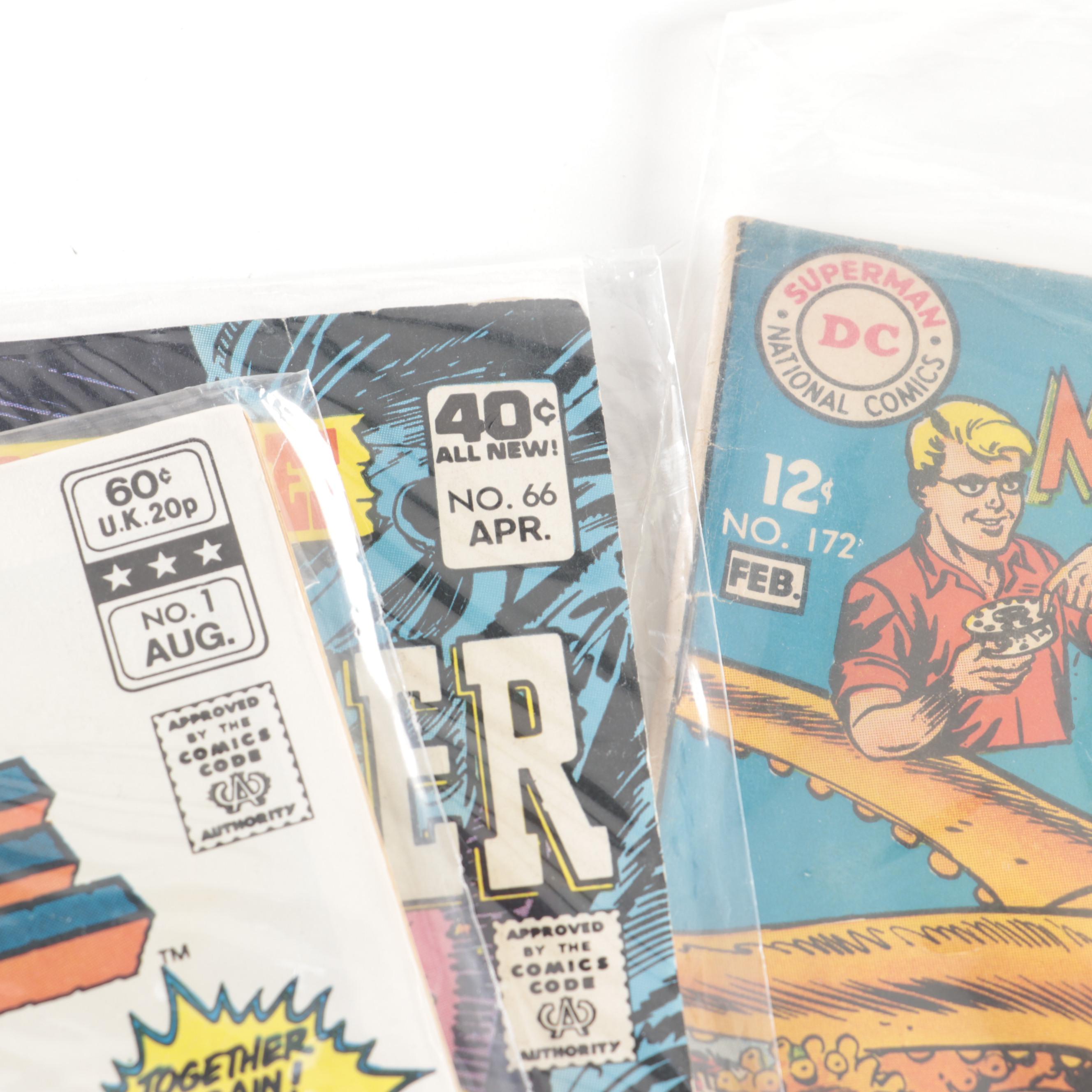 "House of Mystery," "Challengers of the Unknown," and Other DC Comics