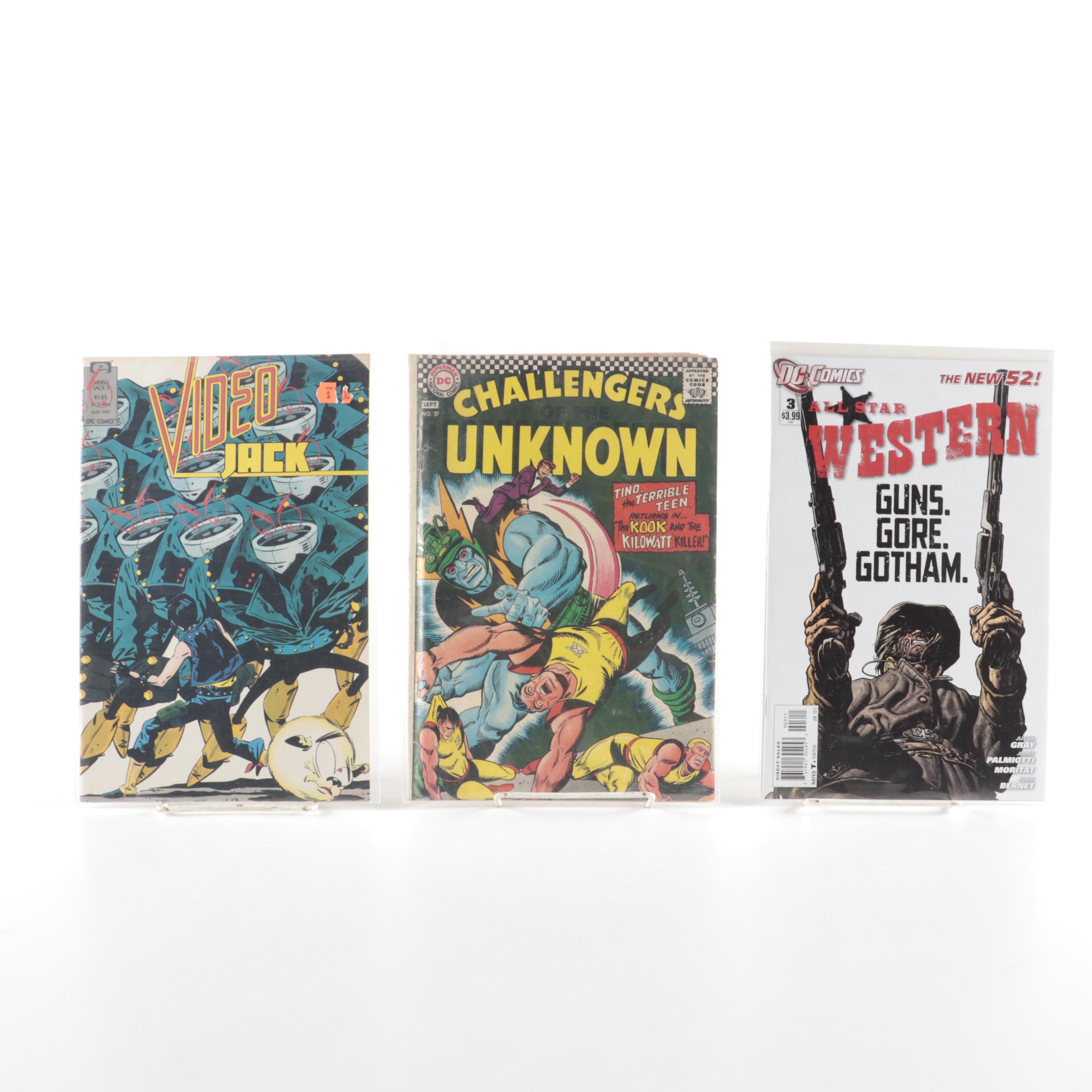 "House of Mystery," "Challengers of the Unknown," and Other DC Comics