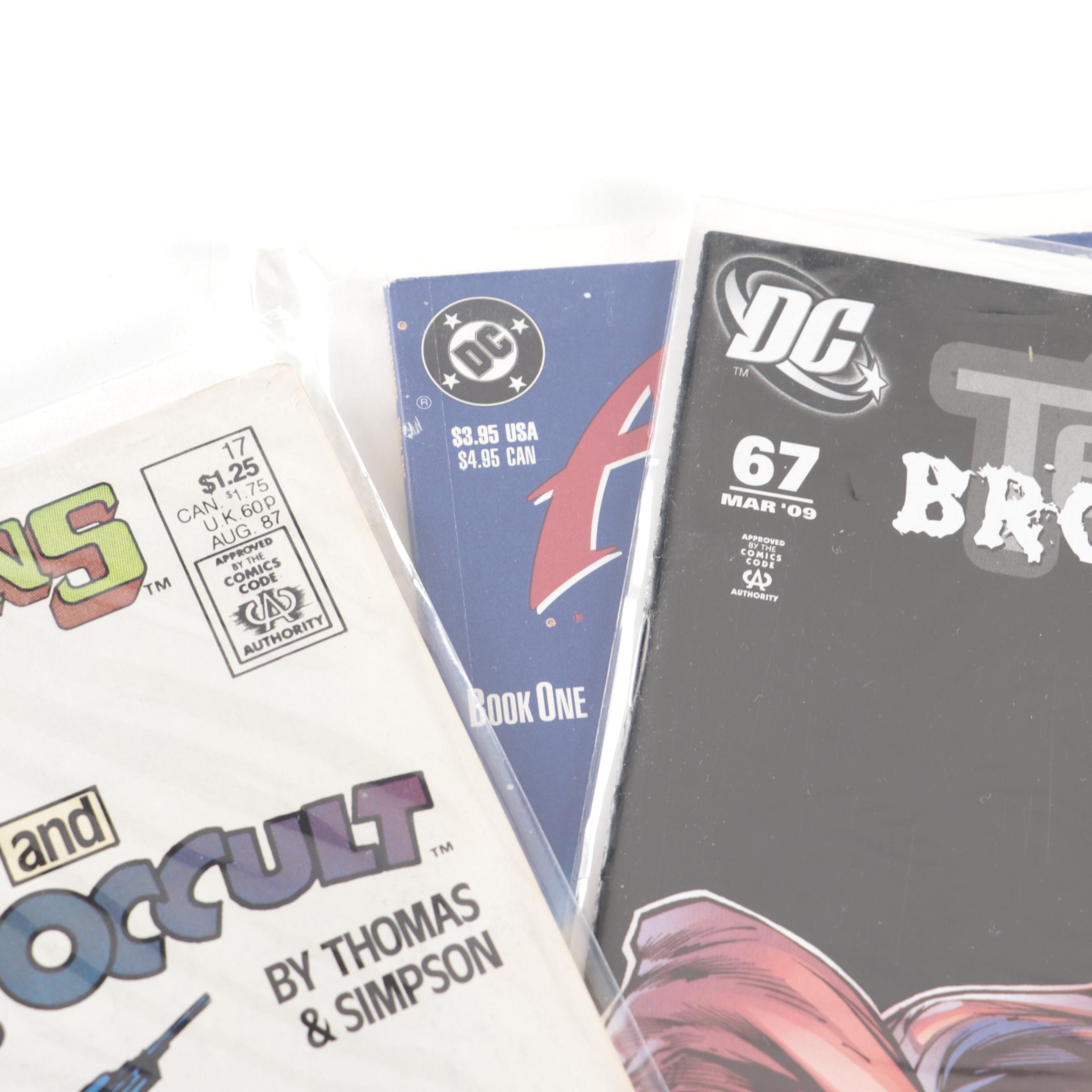 "The Unexpected,"  "Forgotten Realms," "Adam Strange," and Other Comics