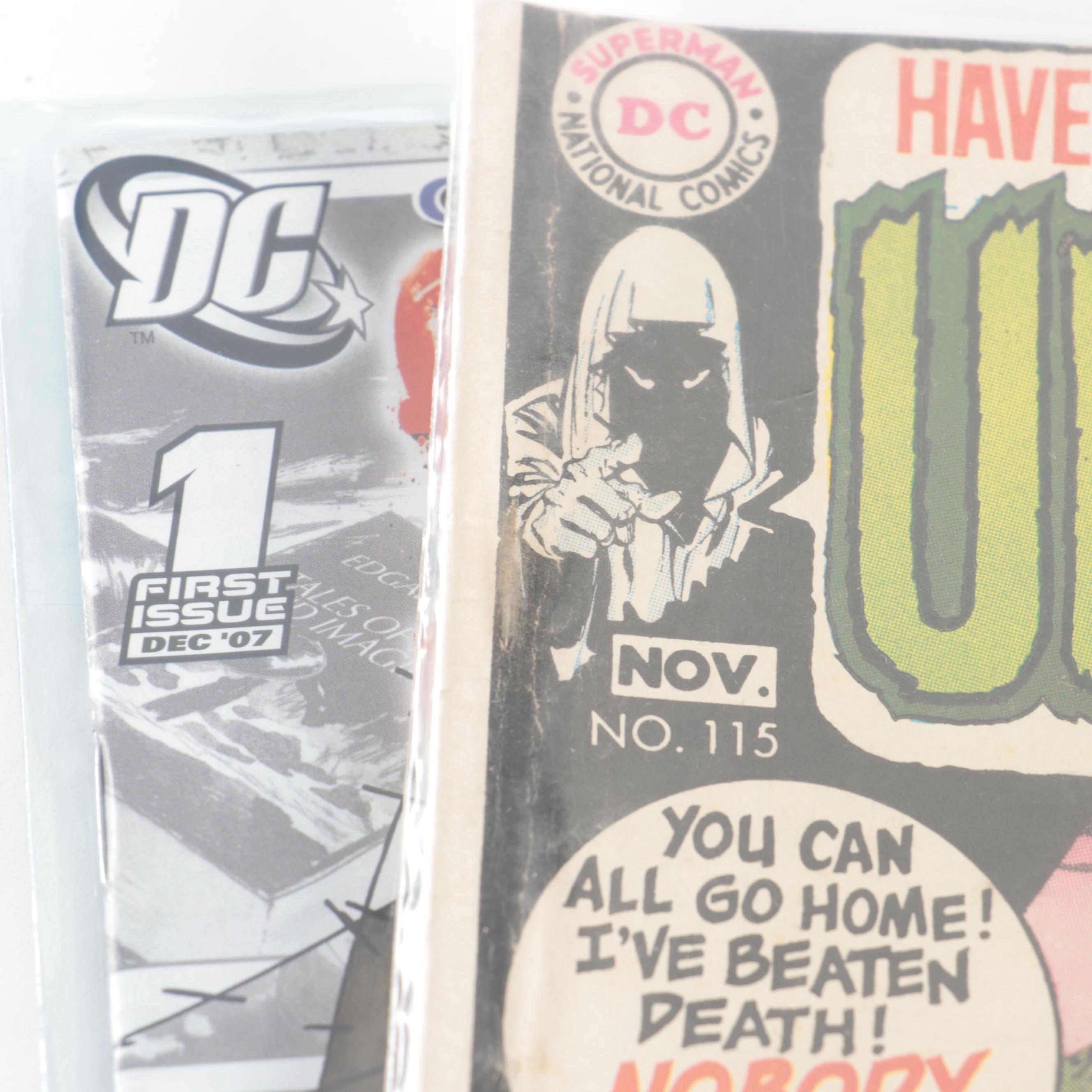 "The Unexpected,"  "Forgotten Realms," "Adam Strange," and Other Comics