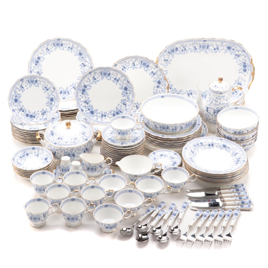 Narumi "Milano" Bone China Dinnerware, Flatware, and Coffee Set