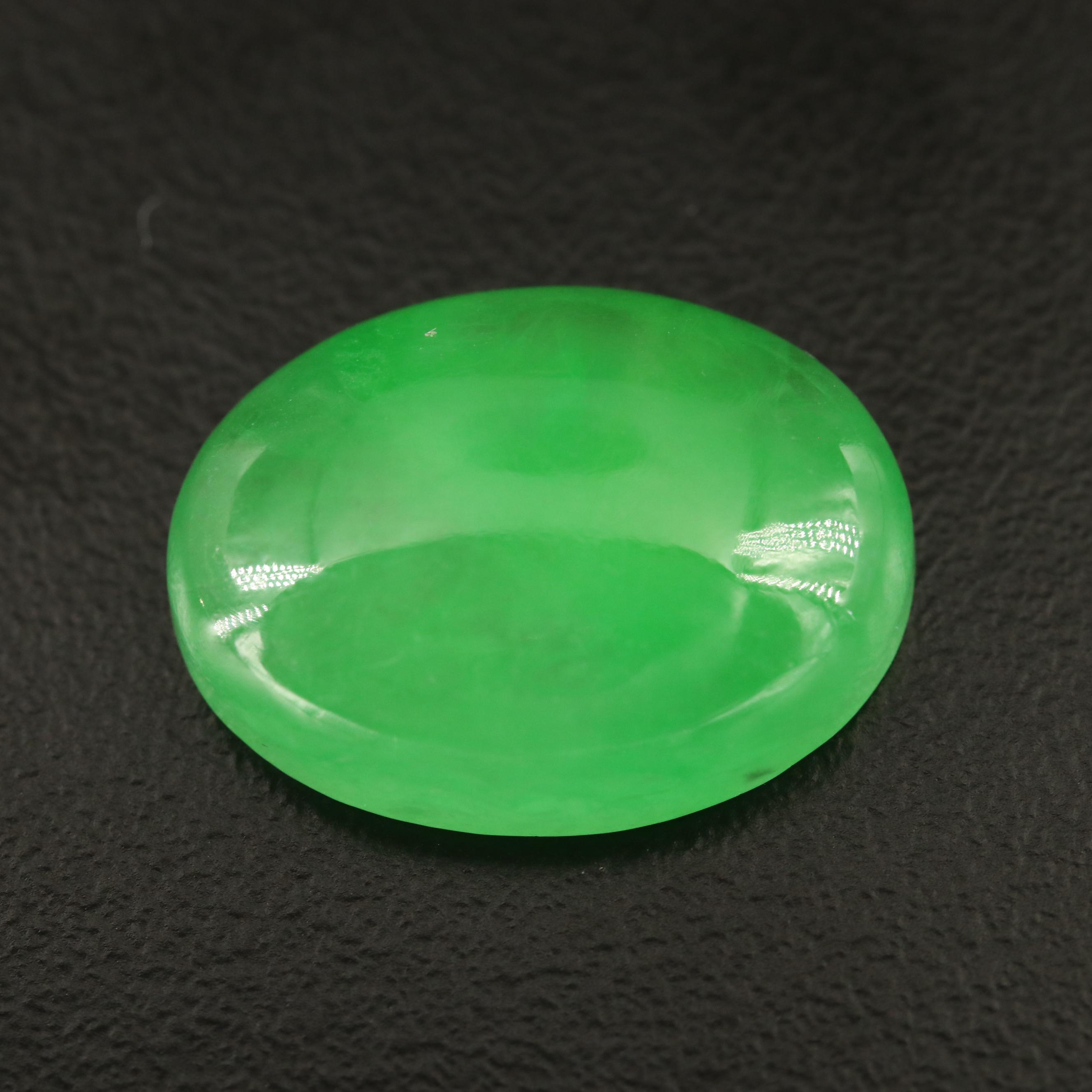 Matched Pair of Loose 35.98 CTW Jadeites