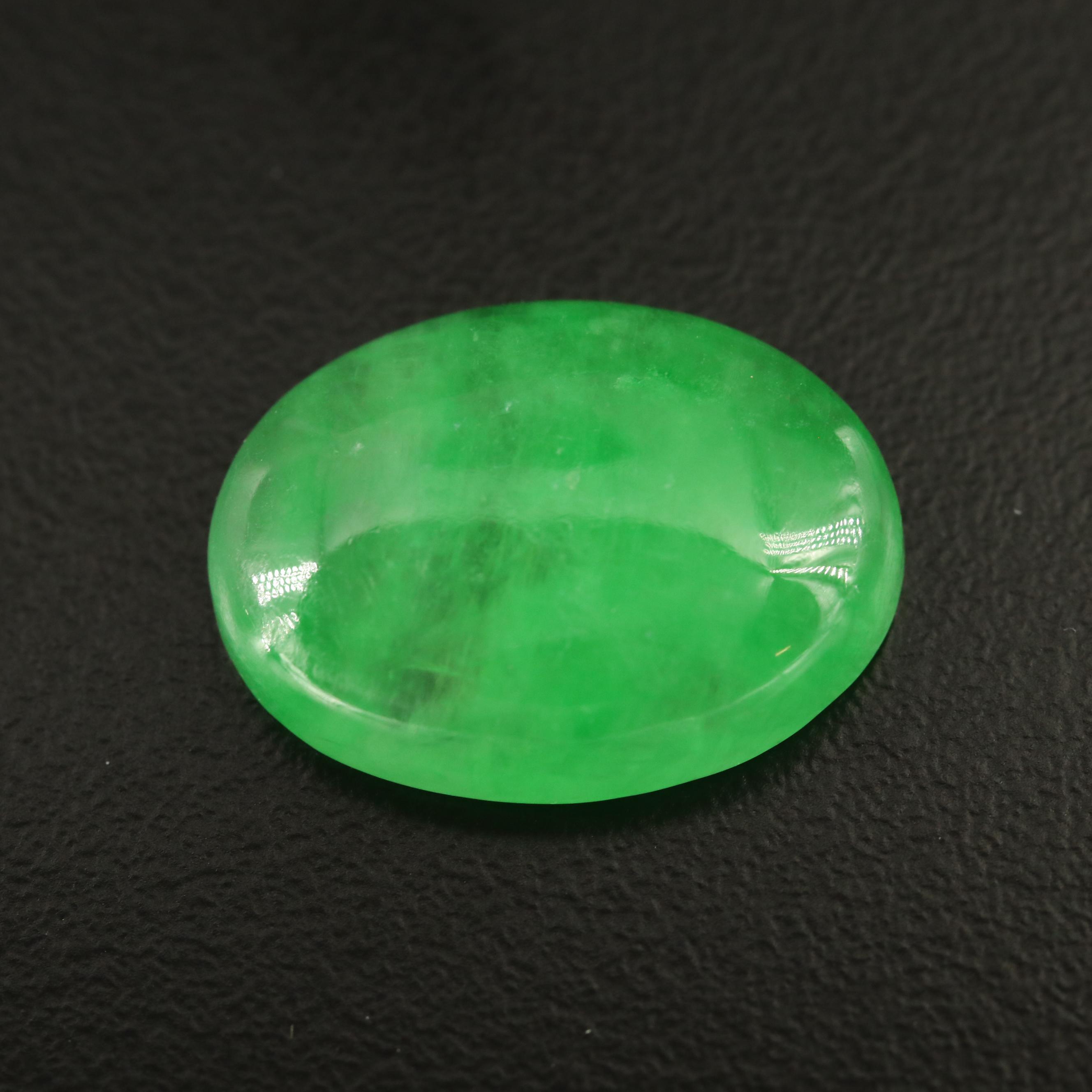 Matched Pair of Loose 35.98 CTW Jadeites