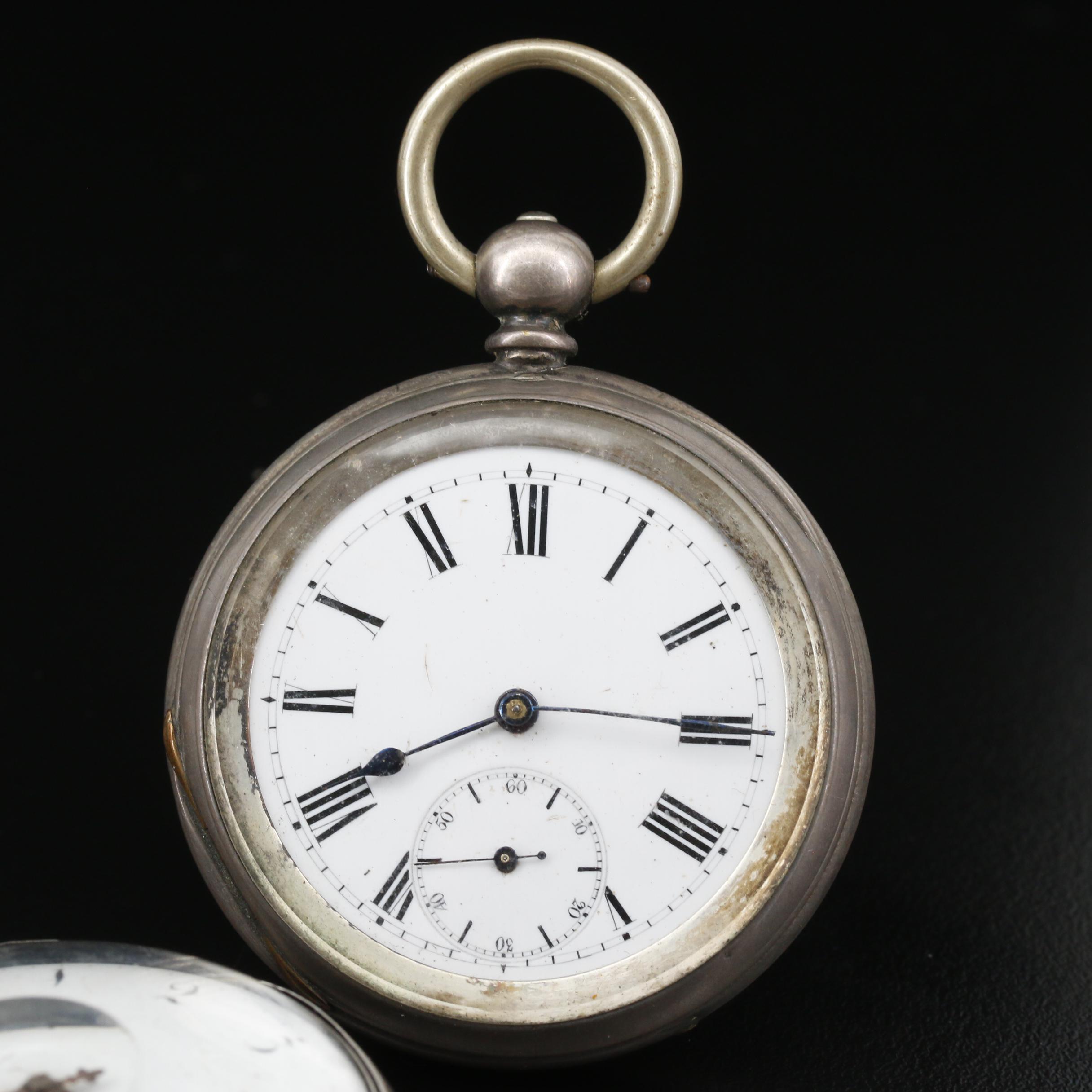 Assorted Pocket Watches for Parts