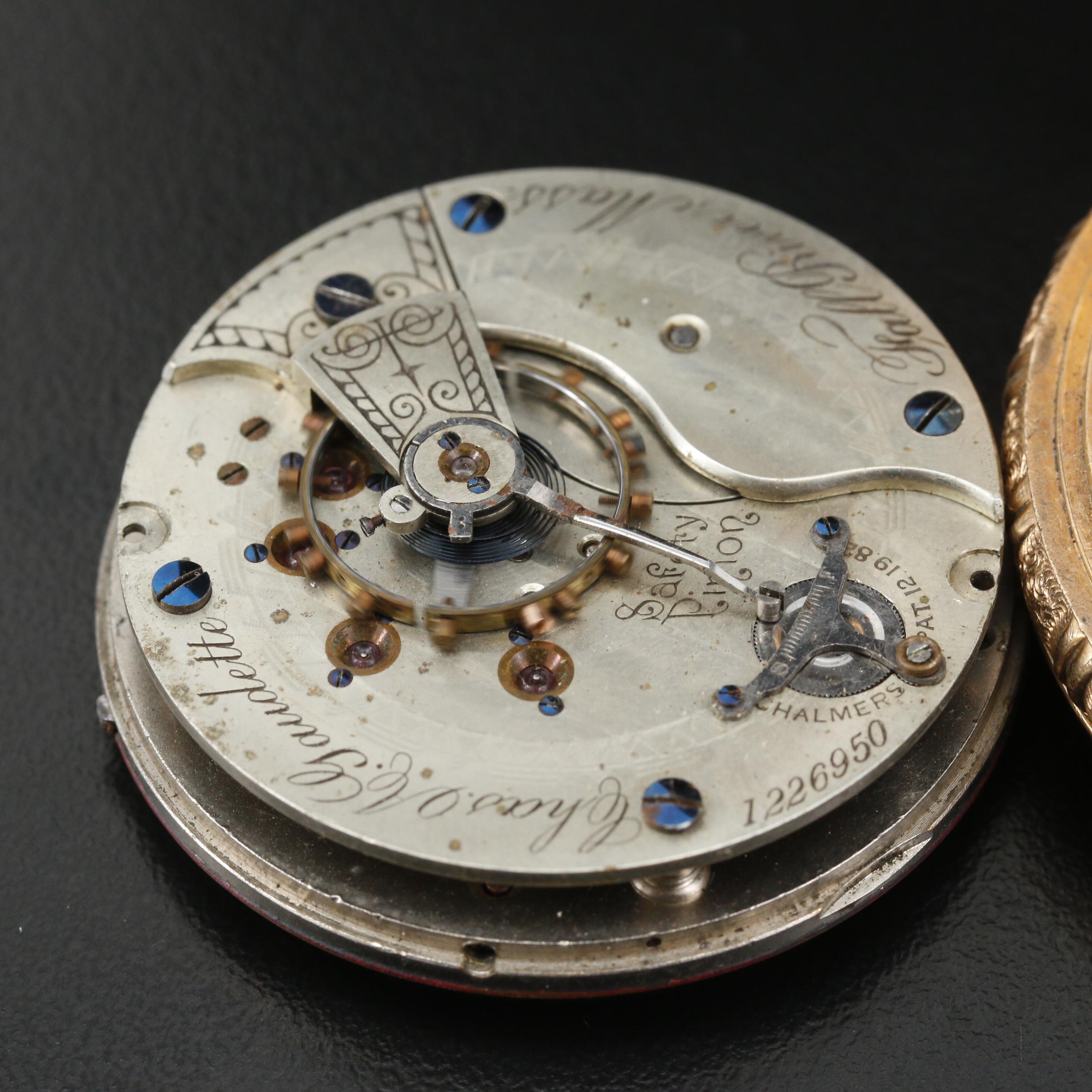 Assorted Pocket Watches for Parts