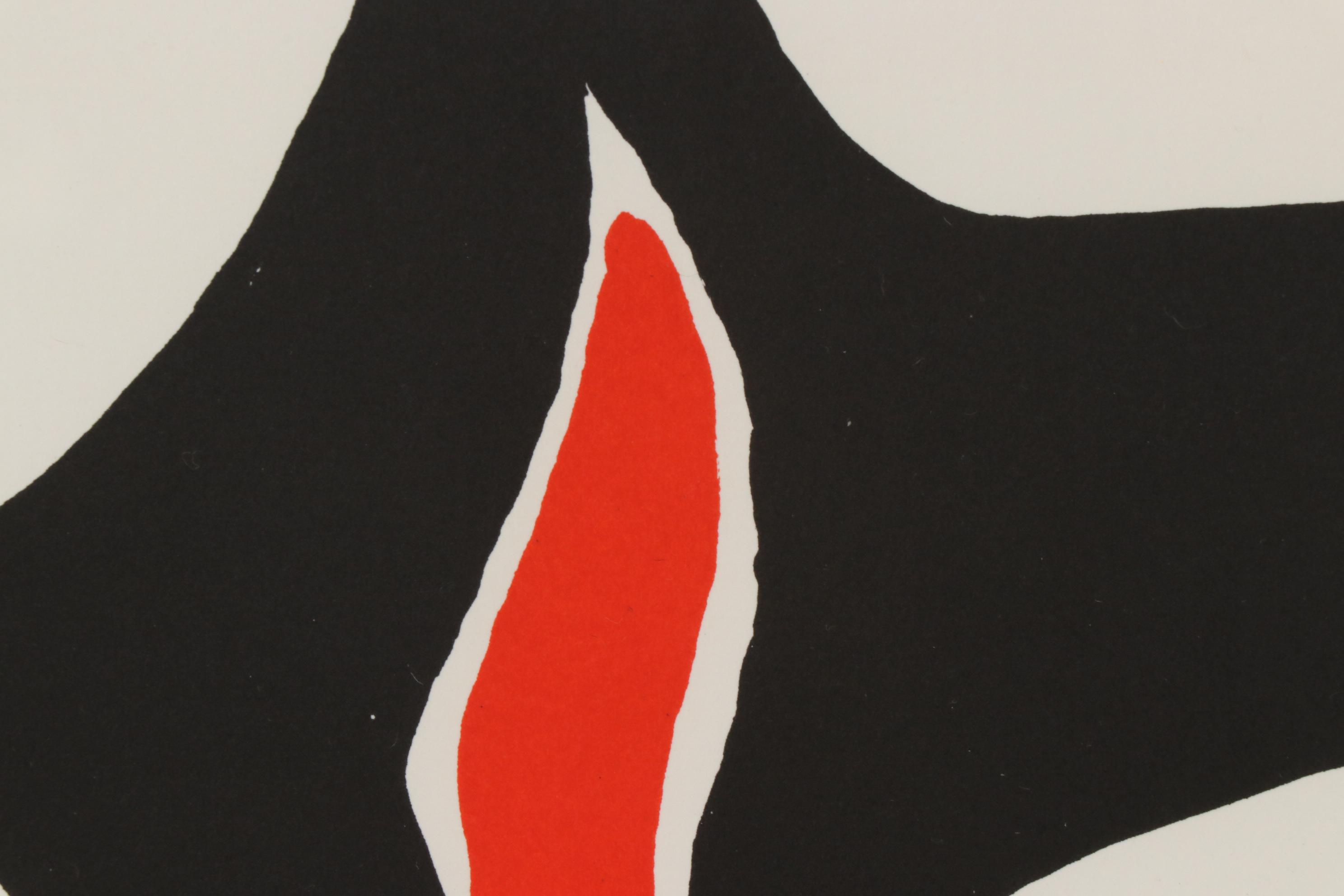 Alexander Calder Color Lithograph for "Derriere le Miroir", 1973