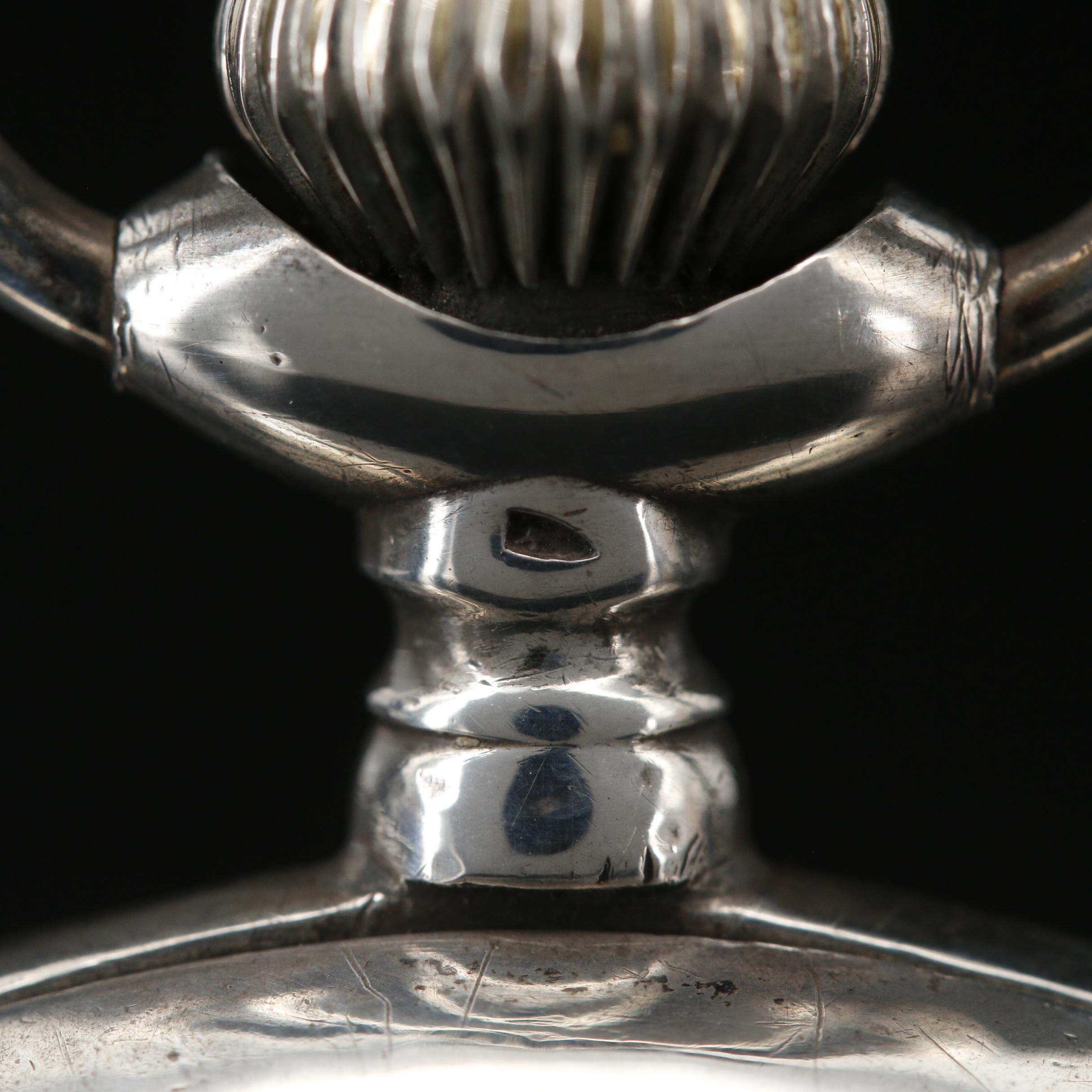 Antique Tavannes 875 Silver Hunter Case Pocket Watch