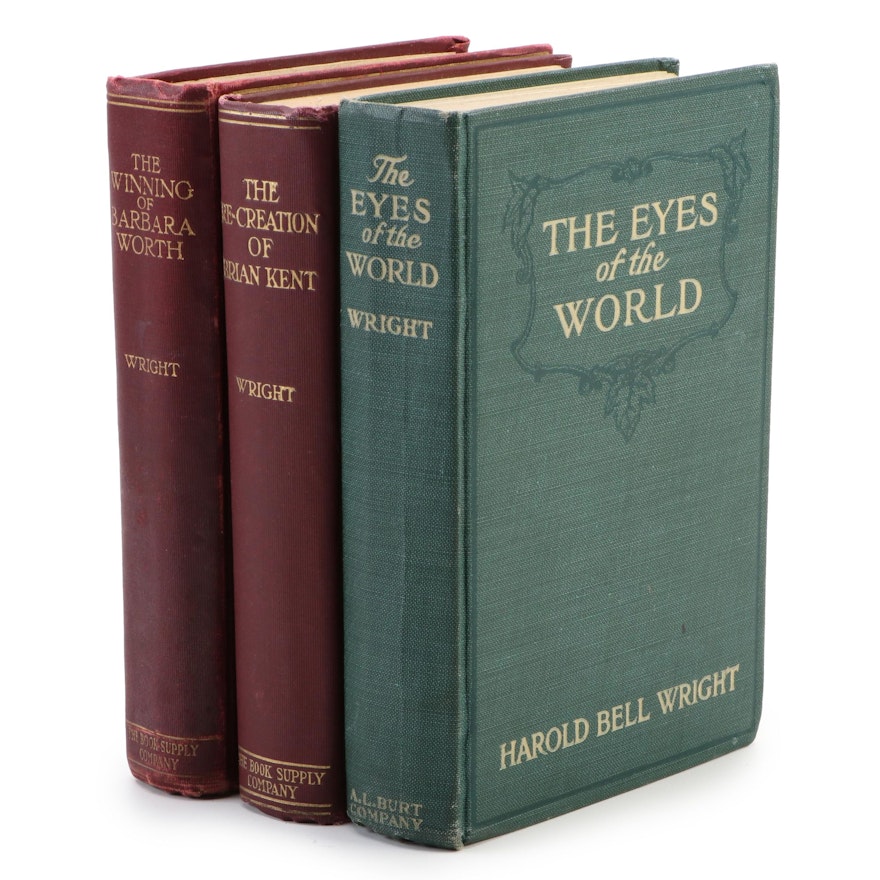 First Edition Books by Harold Bell Wright, Early 20th Century