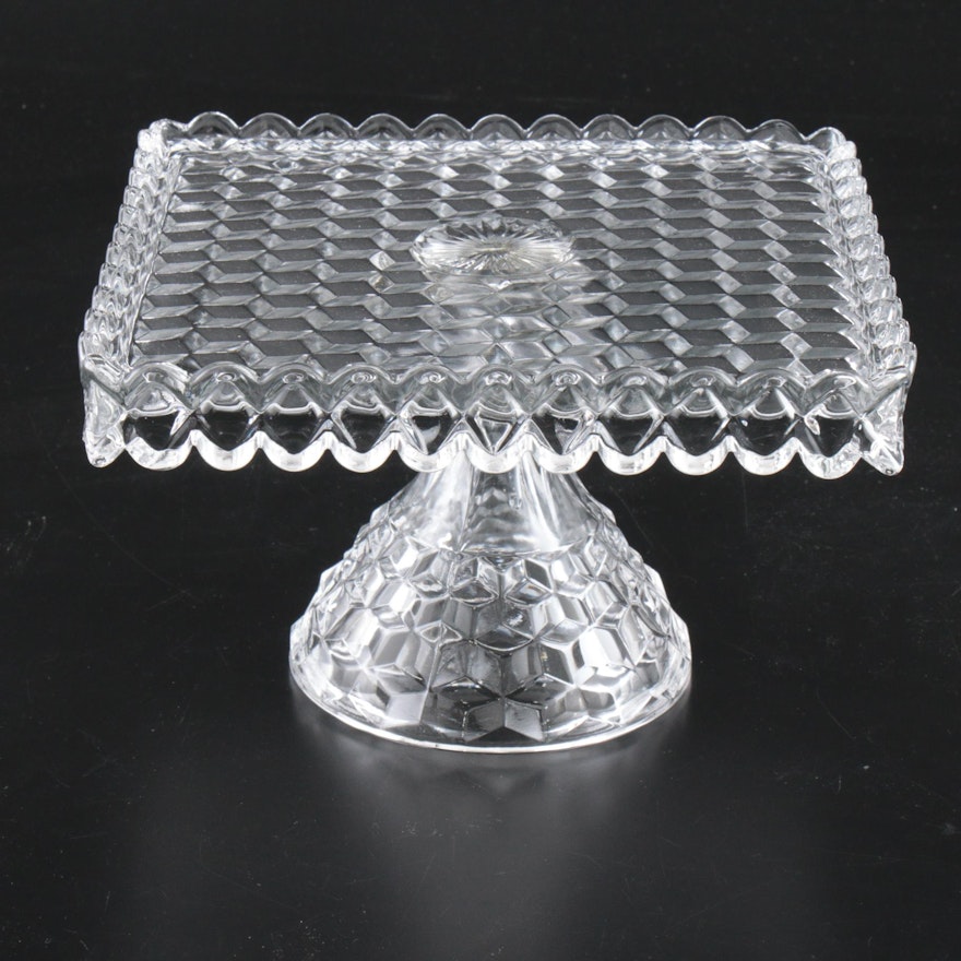 Fostoria "American" Glass Cake Stand