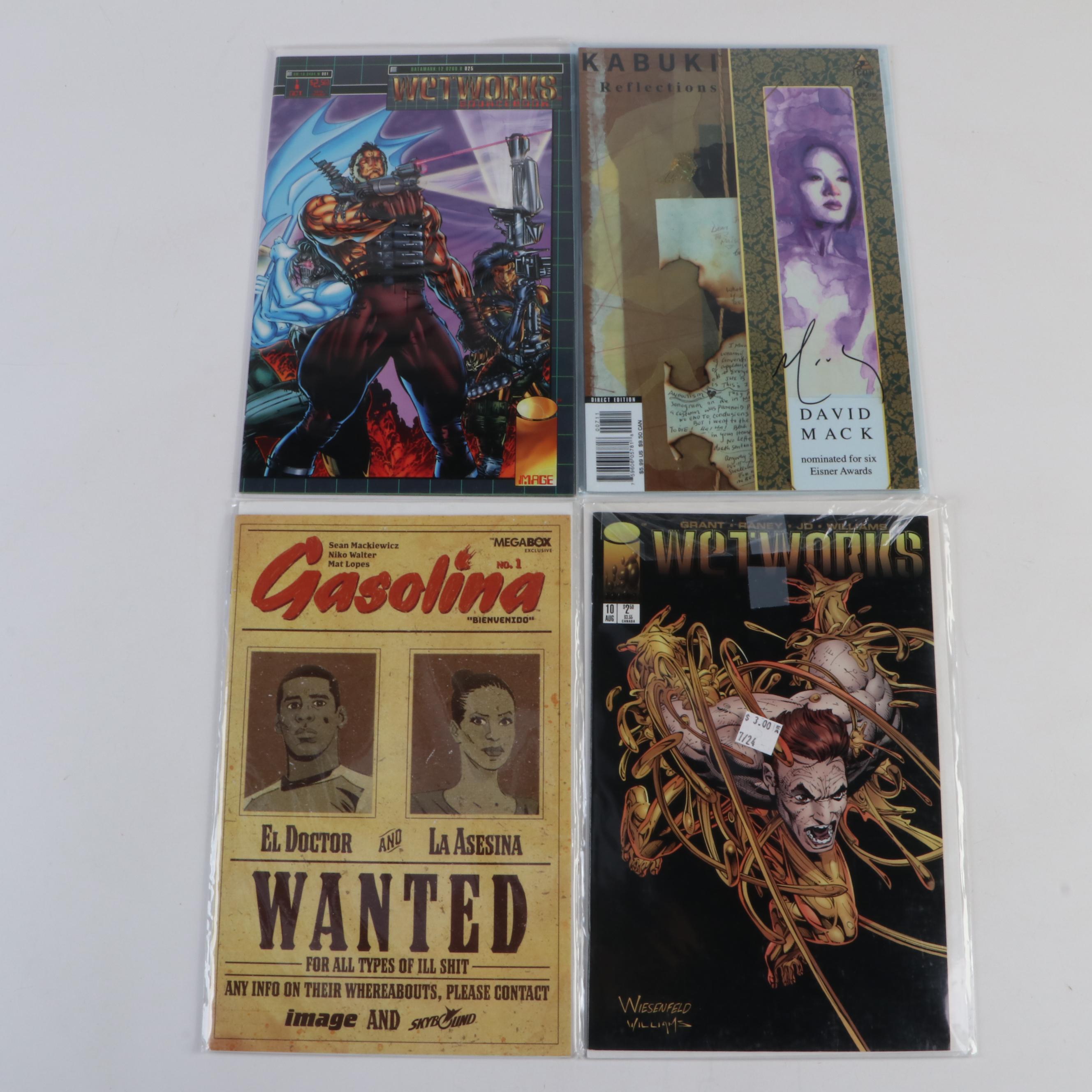 "Warhawks," "Wetworks," "Weapon Zero," and Other Comics