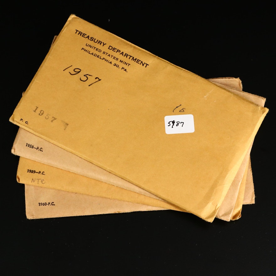 US Mint Proof Sets, 1957-1960