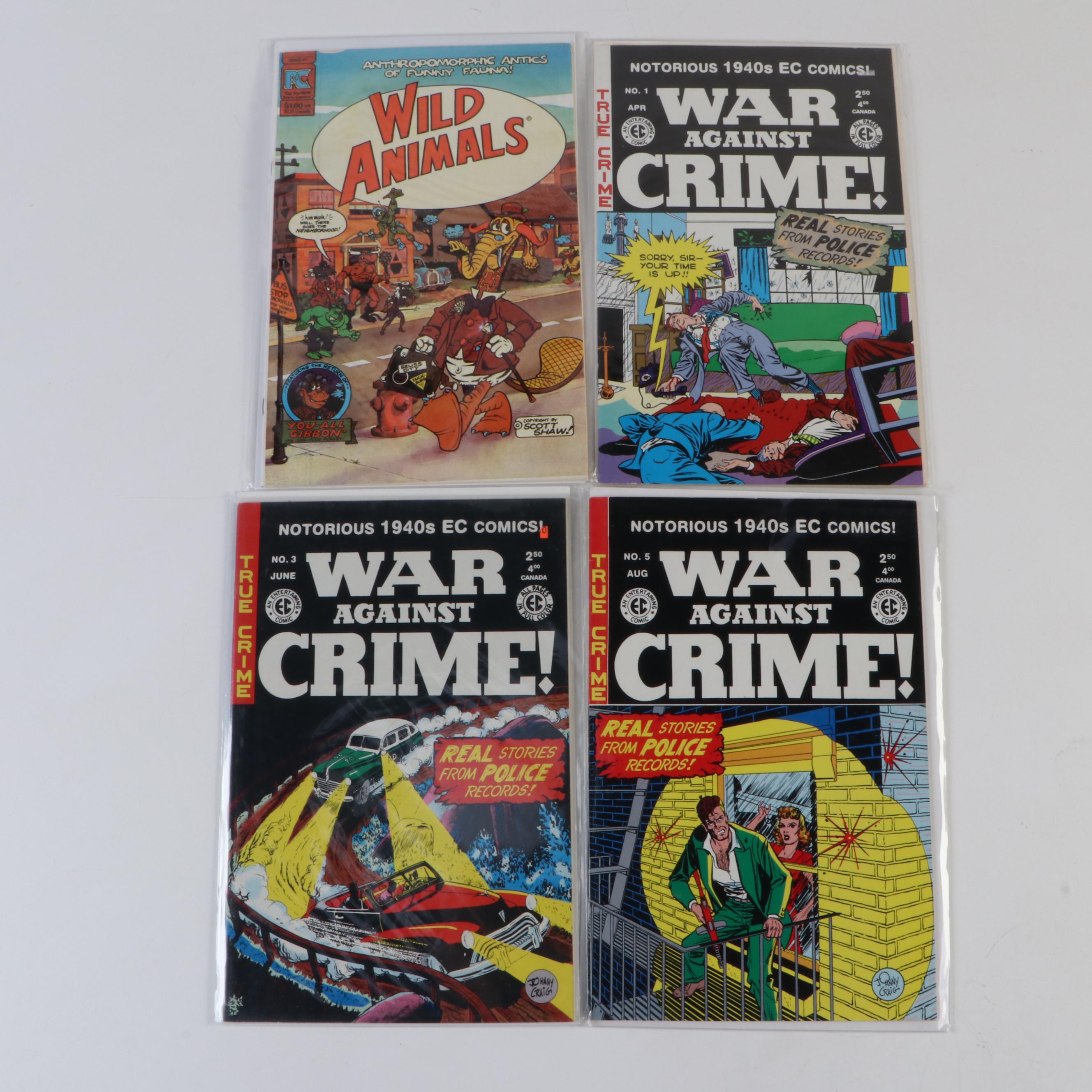"Isola," "War Against Crime," "The Grave Diggers Union," and Other Comics