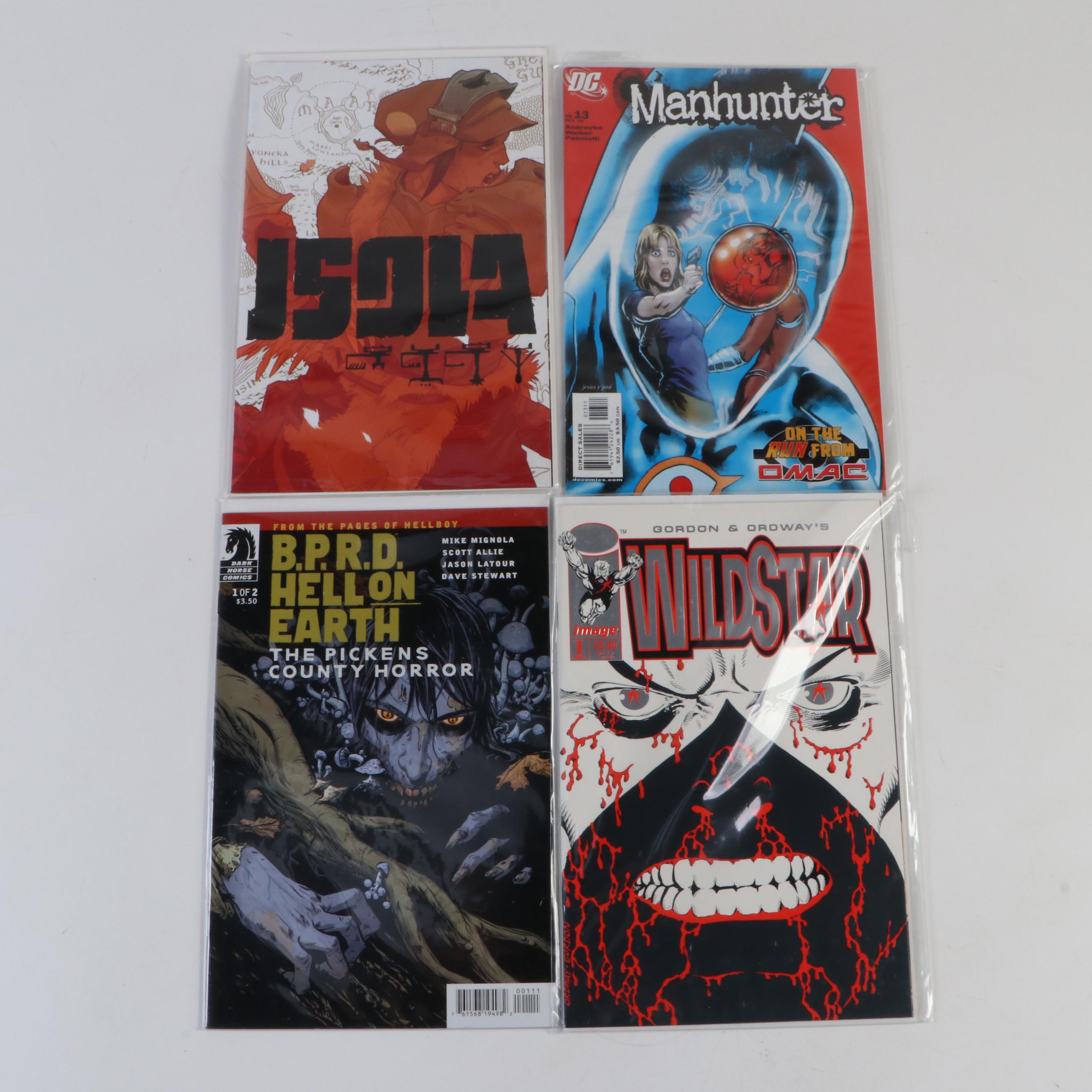 "Isola," "War Against Crime," "The Grave Diggers Union," and Other Comics