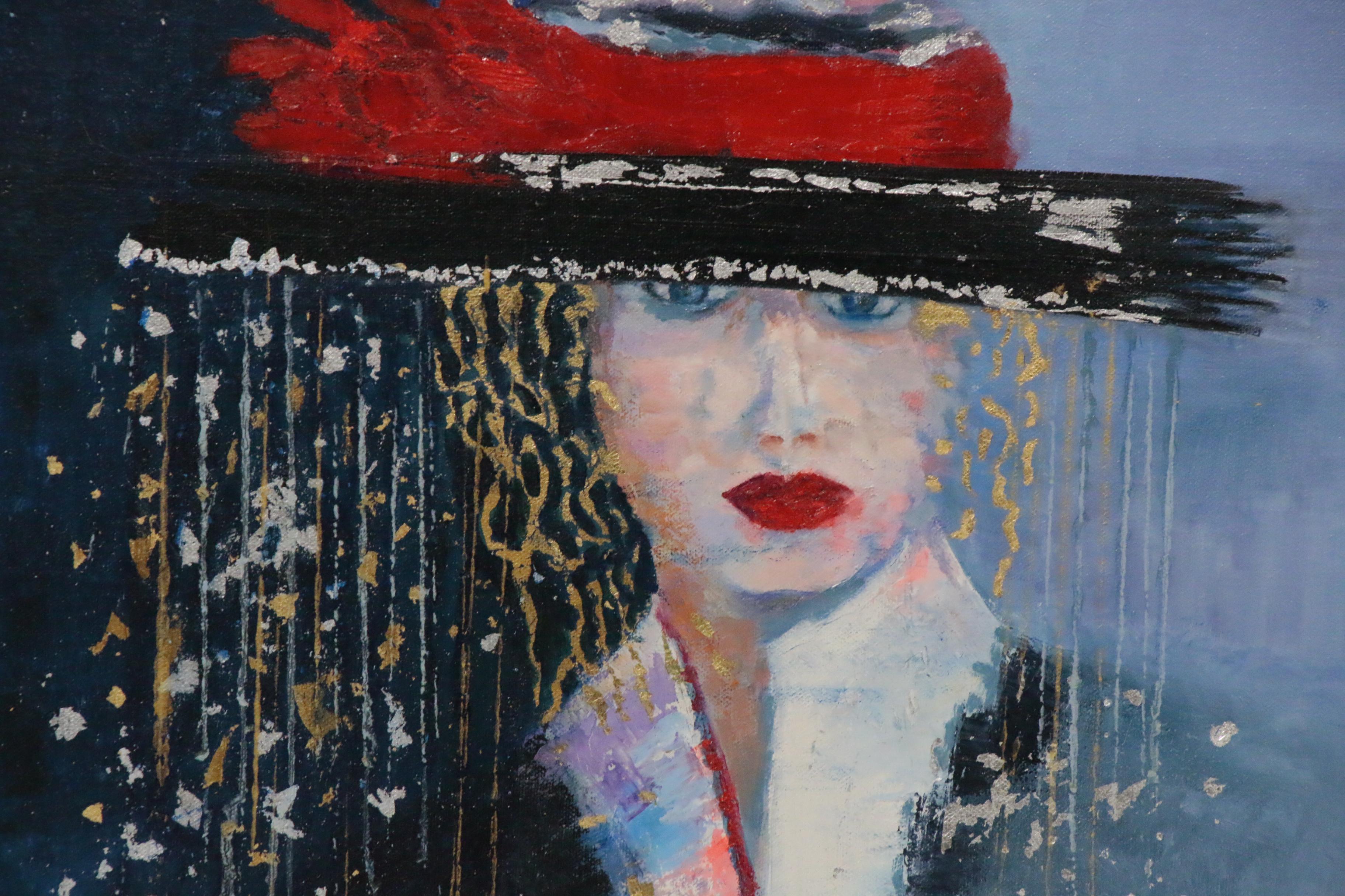 Larissa Sievers Oil Painting "Lady in Seattle," 2020
