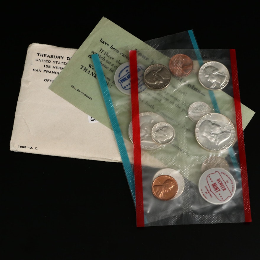 1963 U.S. Mint Uncirculated Set