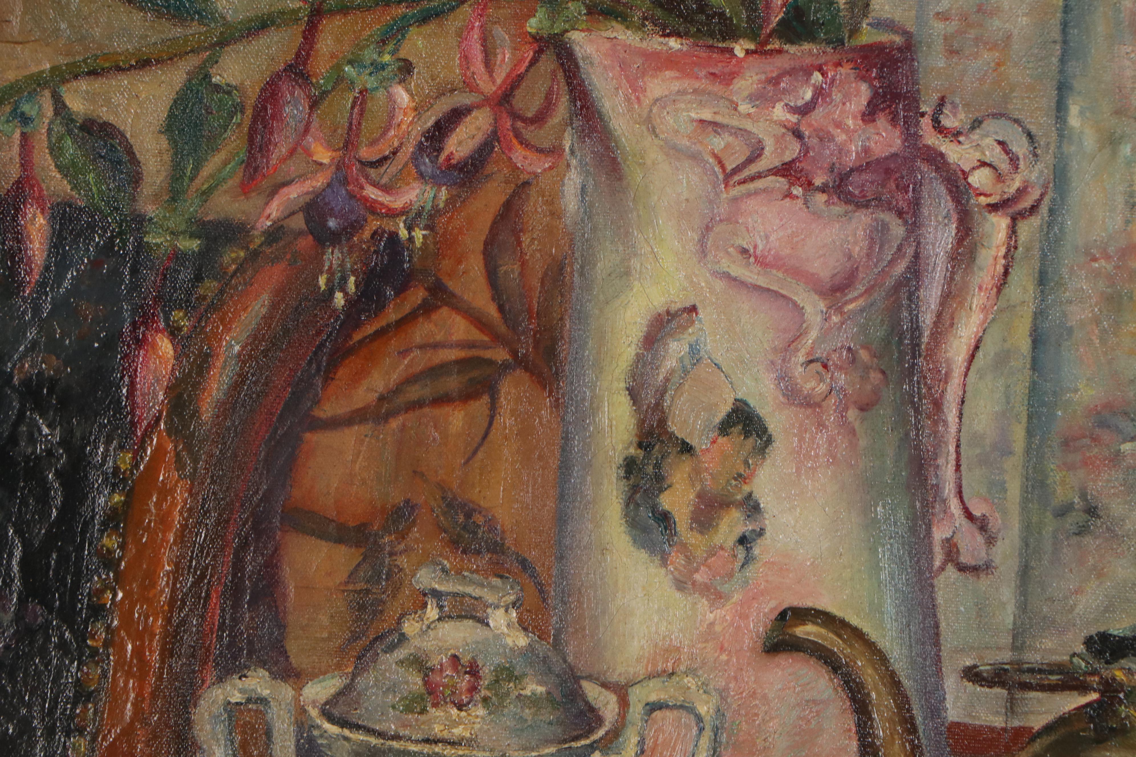 Richard John Bové Still Life Oil Painting, 1958