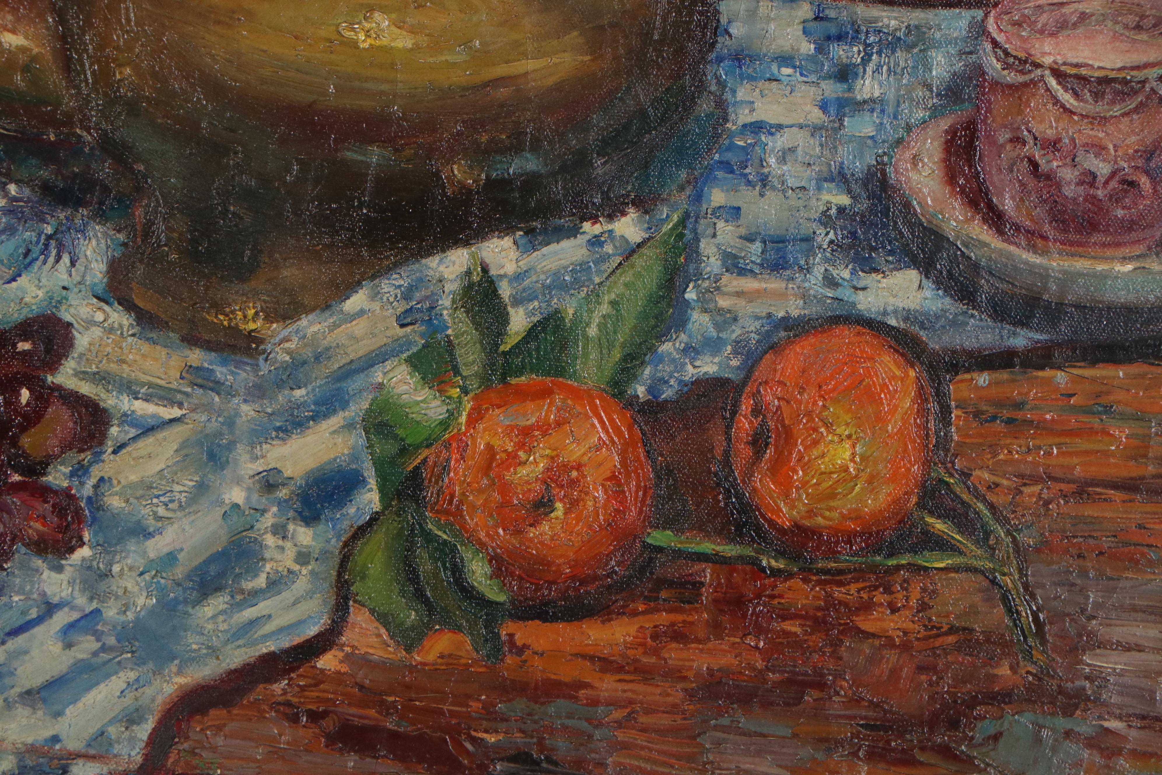 Richard John Bové Still Life Oil Painting, 1958