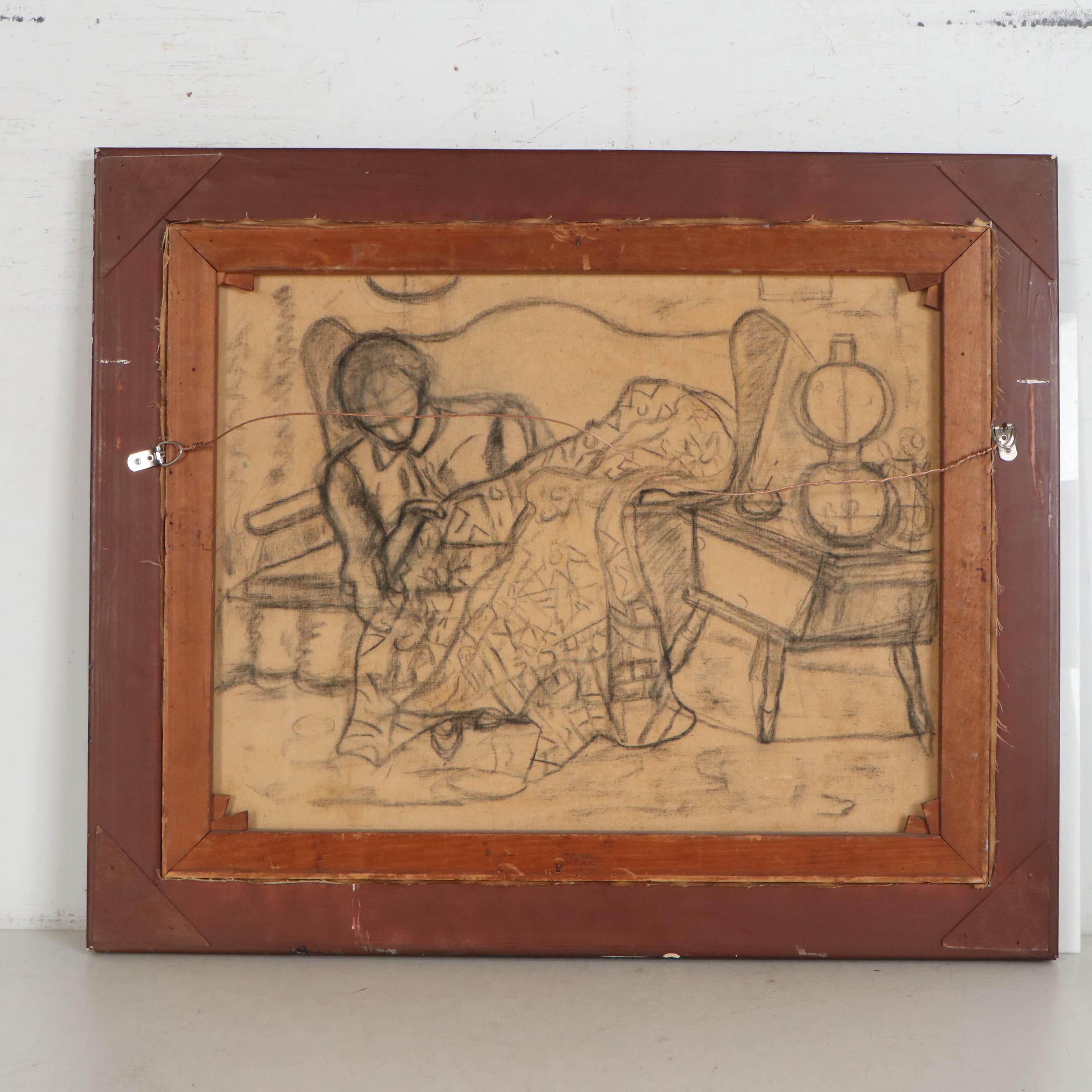 Richard John Bové Still Life Oil Painting, 1958