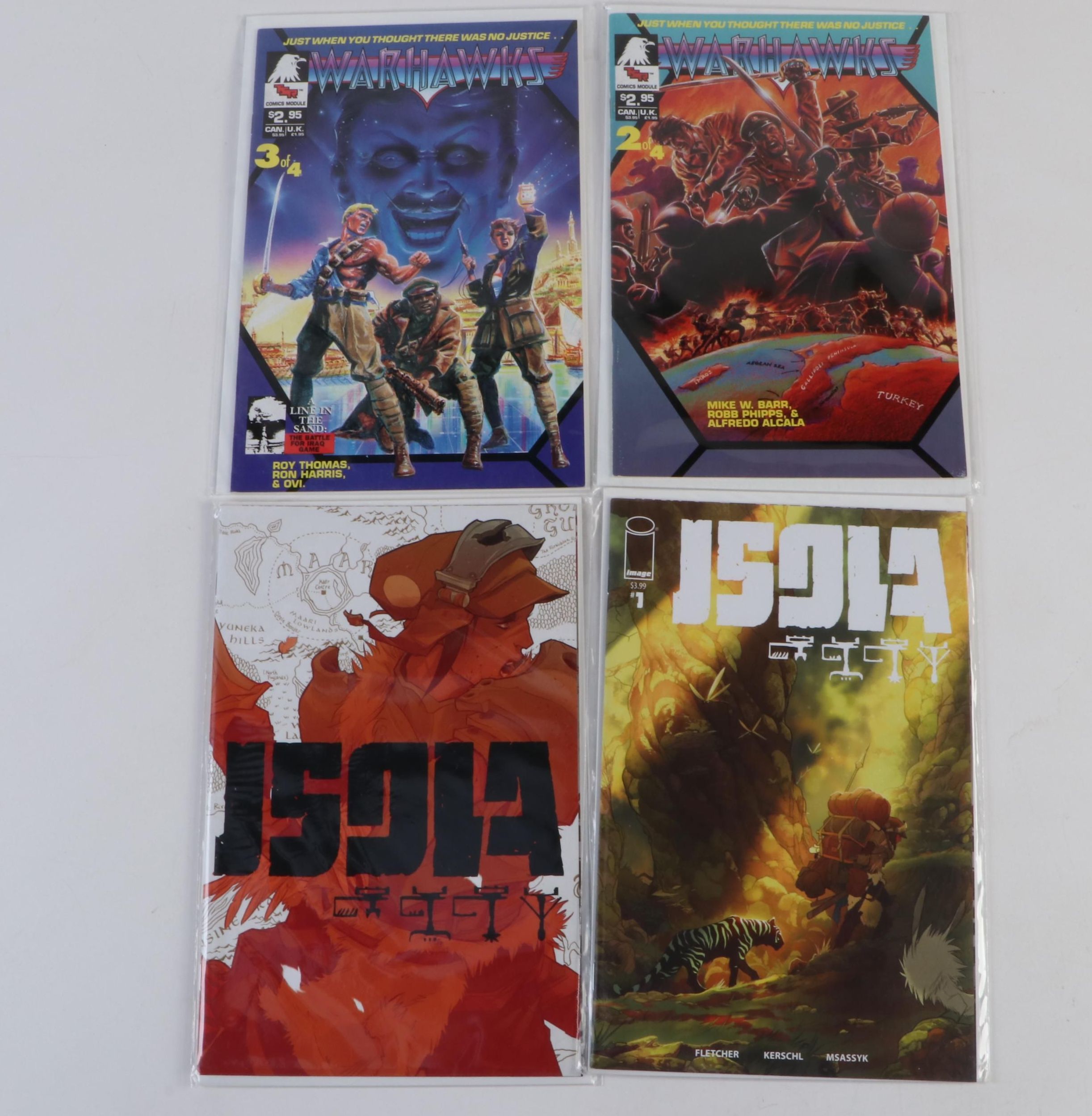 "Warhawks," "Wetworks," "Weapon Zero," and Other Comics