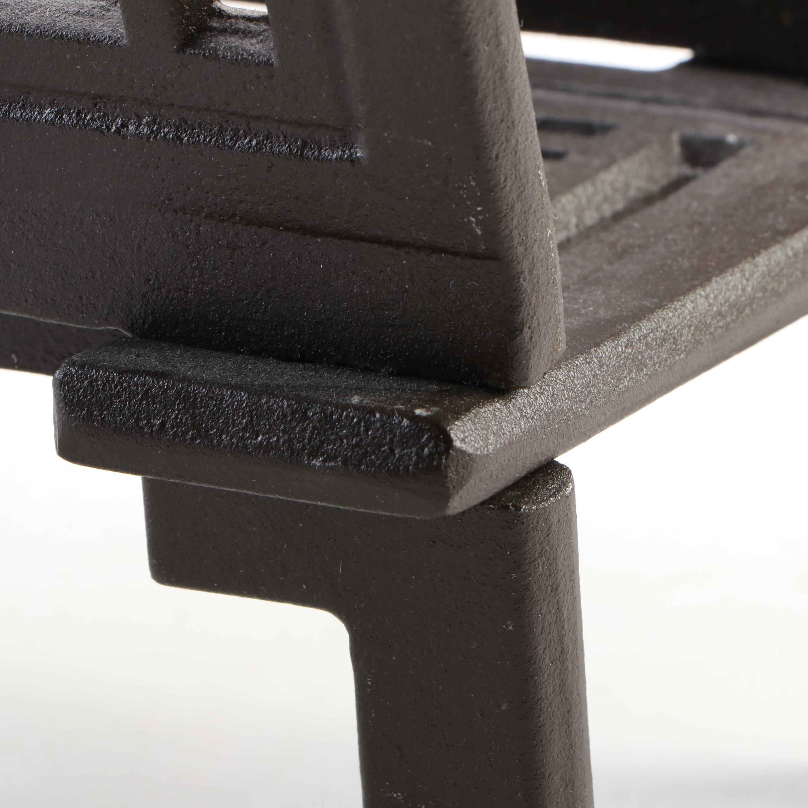 Frank Lloyd Wright "Geneva" Cast Metal Magazine Rack