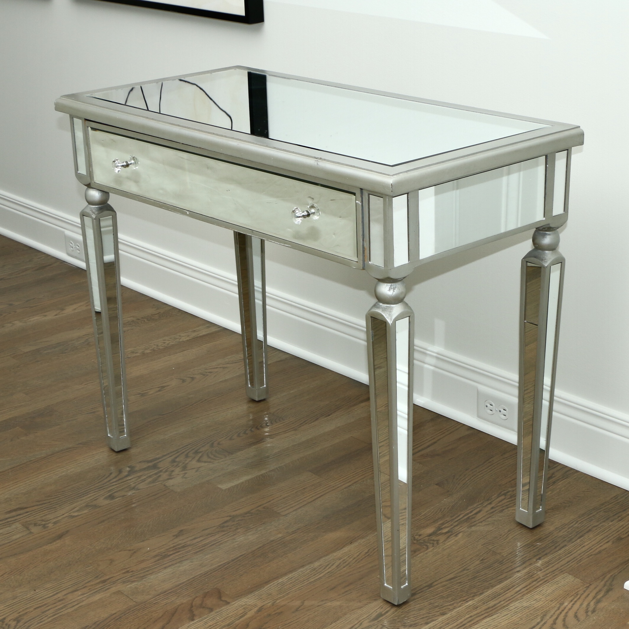 Garden Ridge Mirrored Accent Table, Contemporary