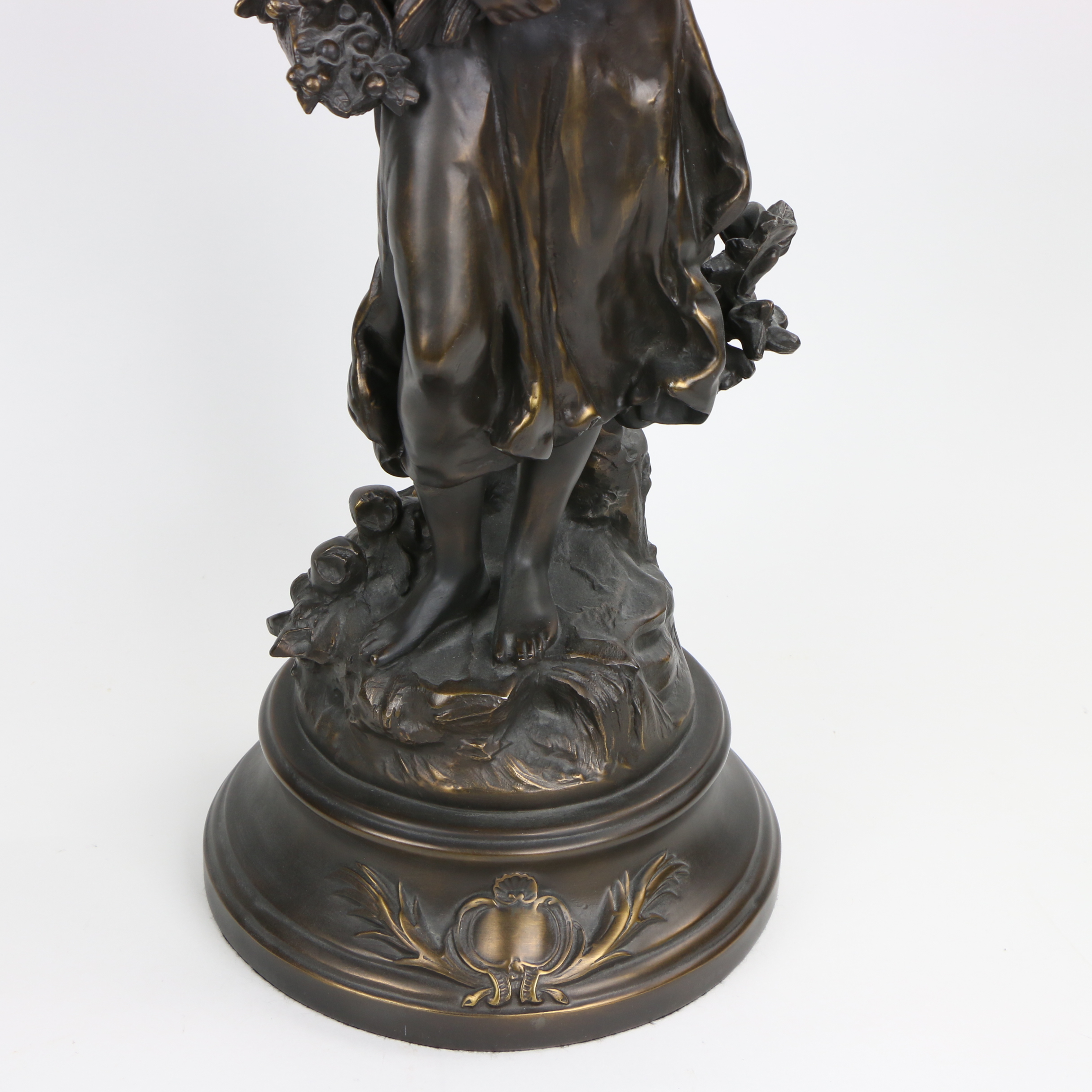 Collection Francaise Bronze-Coated Sculpture after L & F Moreau Studio