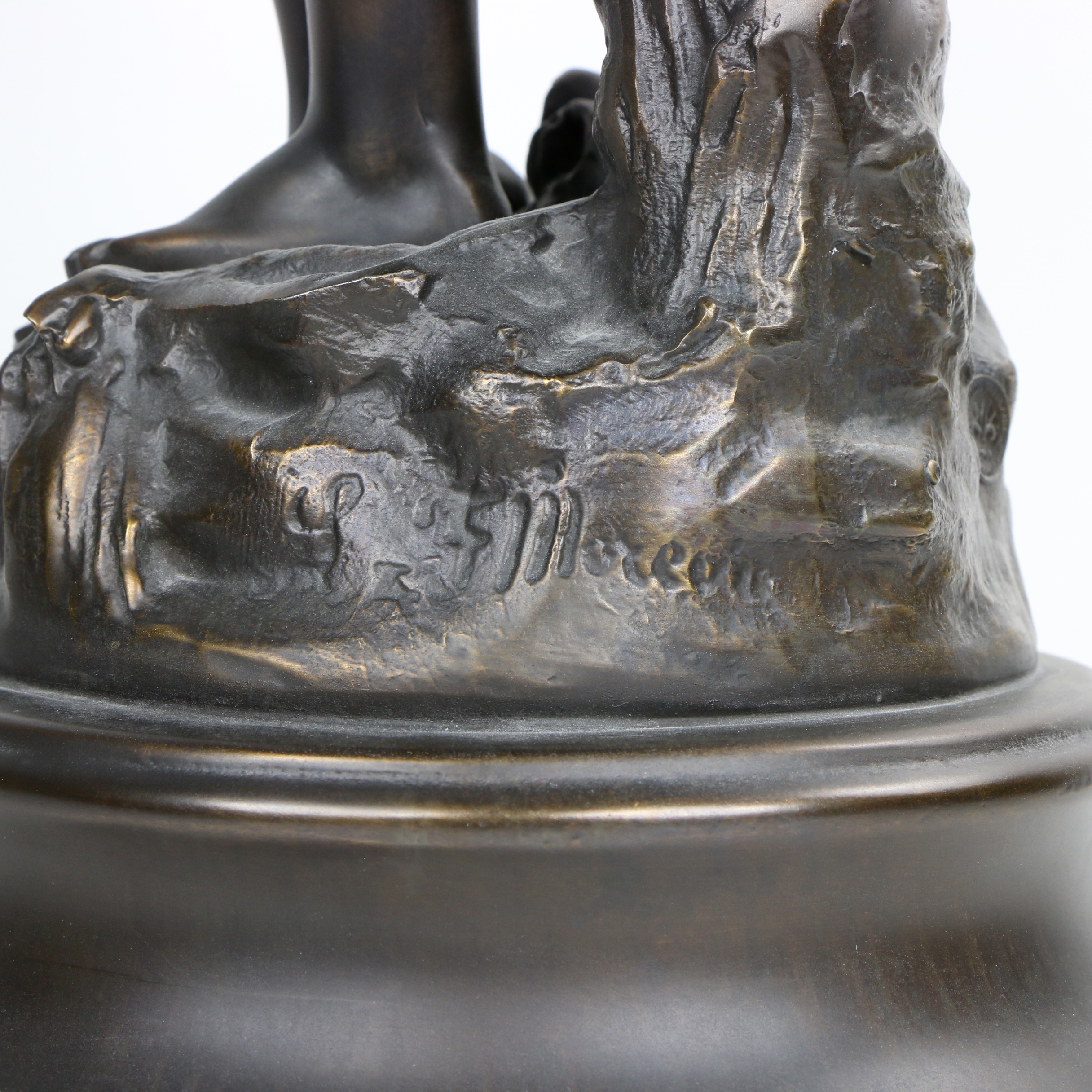 Collection Francaise Bronze-Coated Sculpture after L & F Moreau Studio