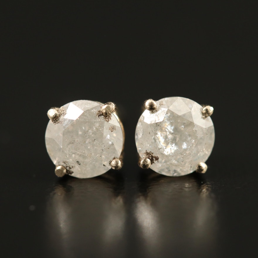 14K 1.26 CTW Diamond Stud Earrings