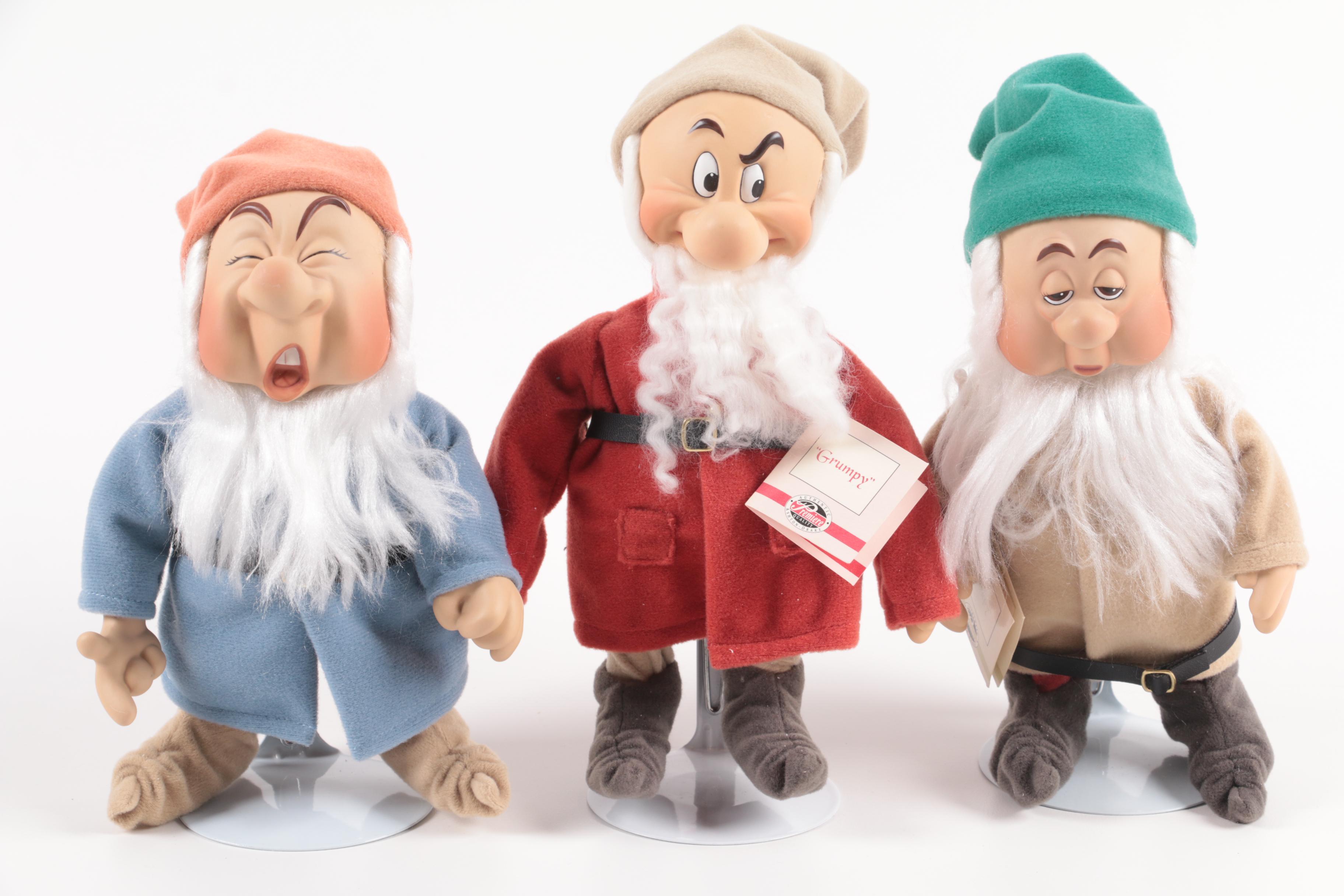 Ashton-Drake Galleries "Snow White and the Seven Dwarfs" Porcelain Dolls