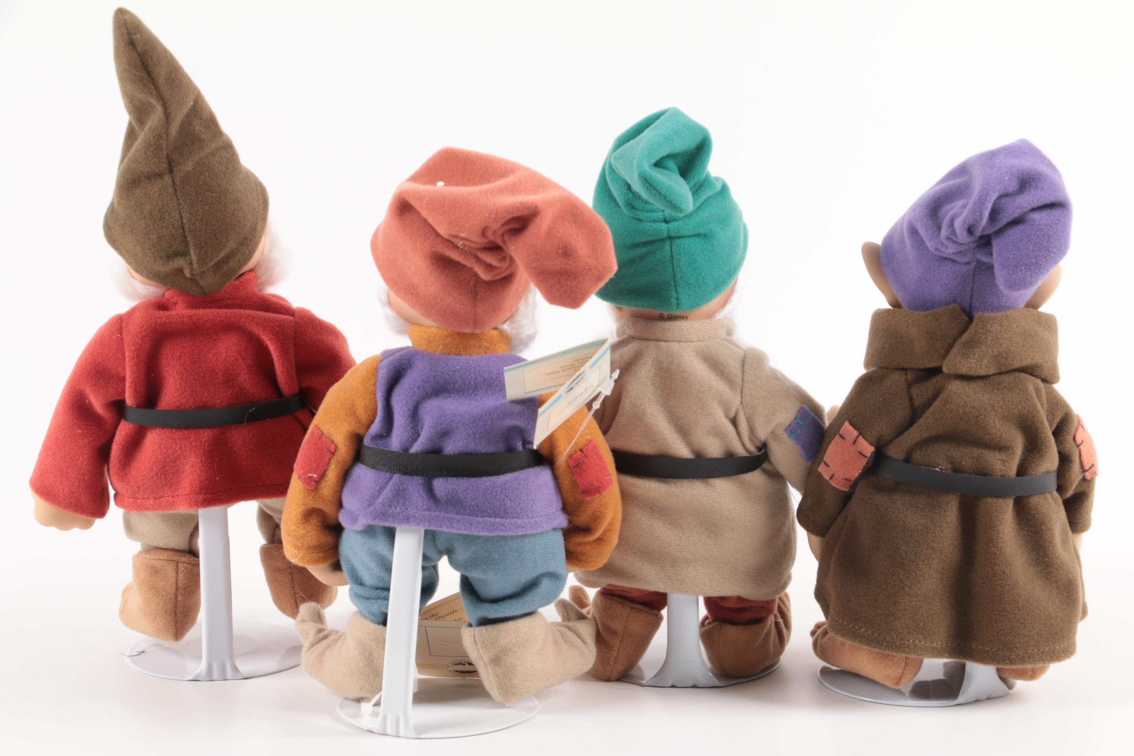 Ashton-Drake Galleries "Snow White and the Seven Dwarfs" Porcelain Dolls