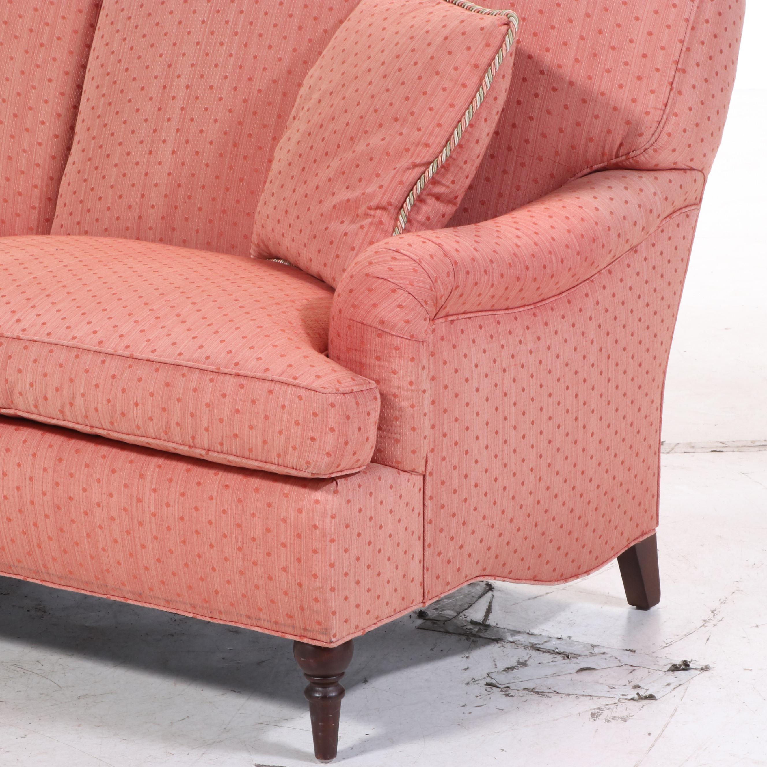 Brunschwig & Fils "Saratoga Collection" Polka Dot "Sagamore" Sofa