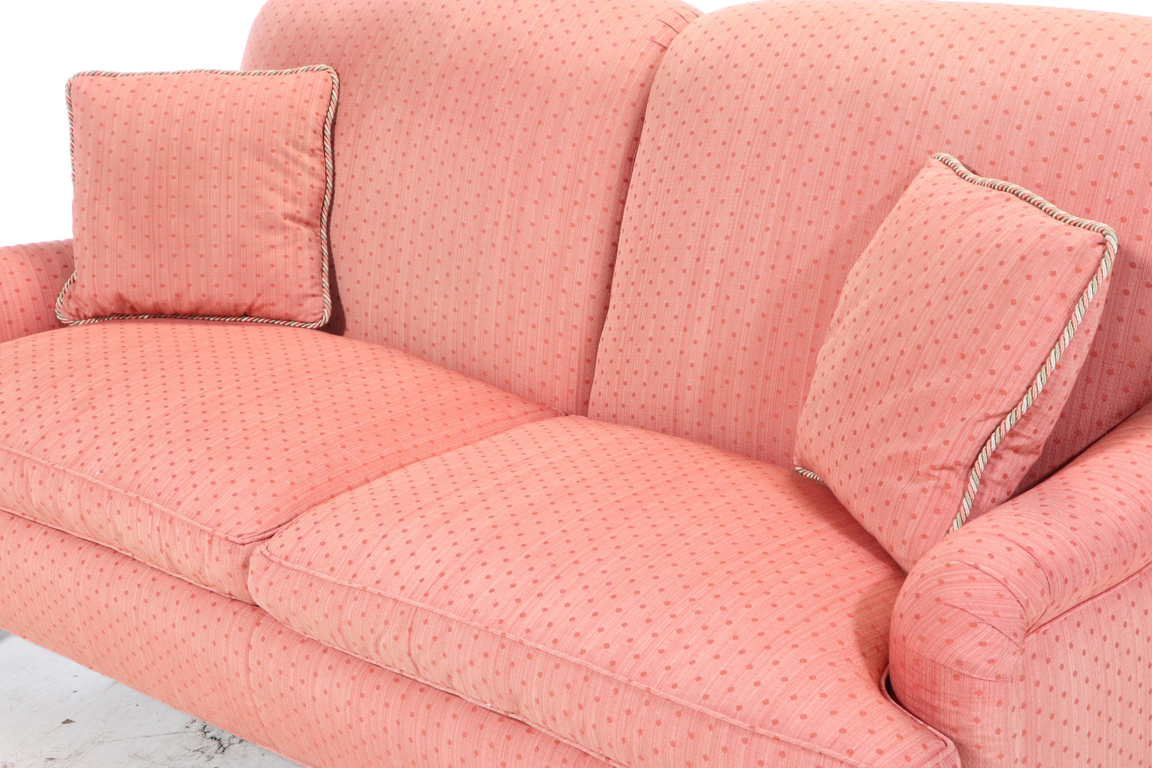 Brunschwig & Fils "Saratoga Collection" Polka Dot "Sagamore" Sofa