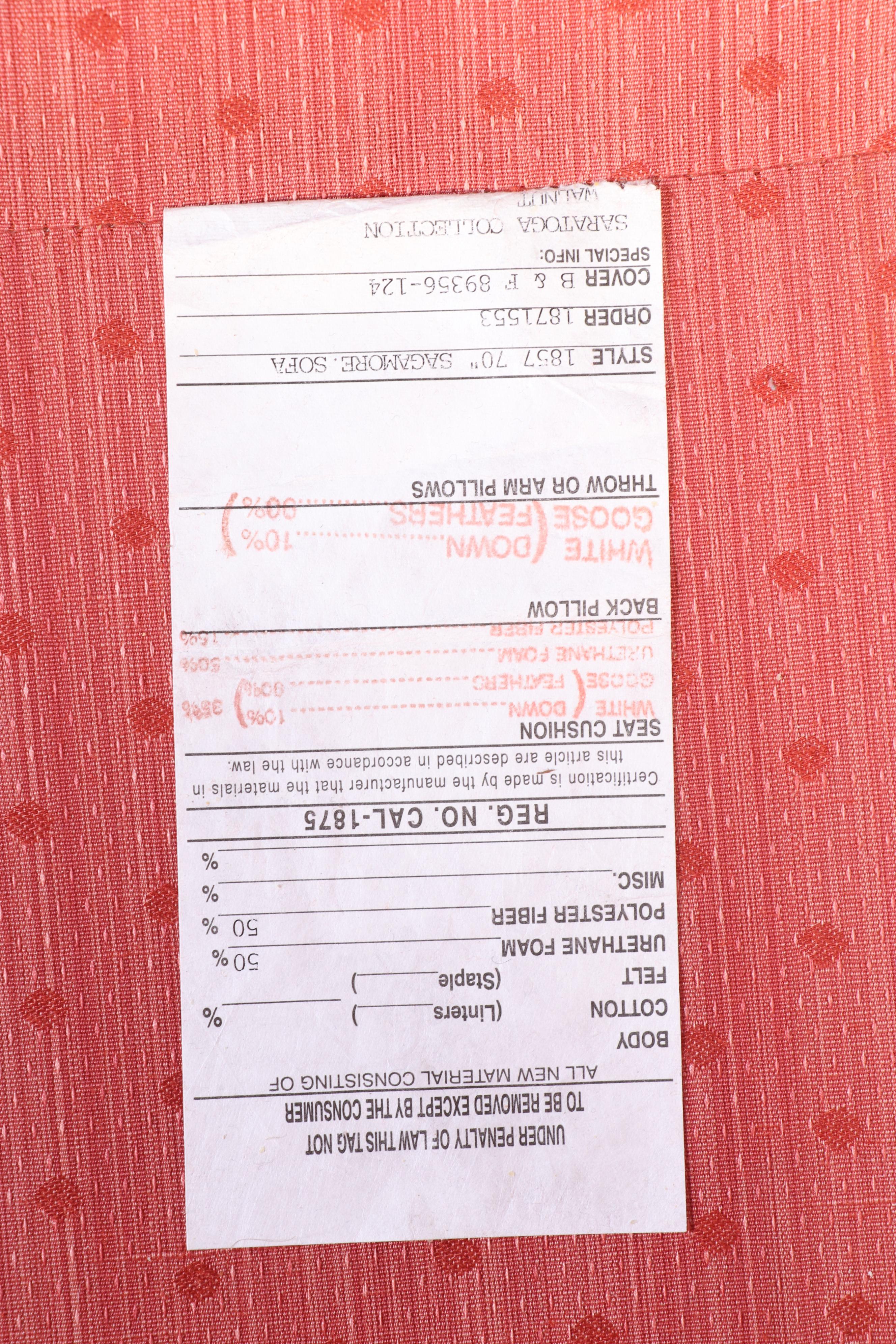 Brunschwig & Fils "Saratoga Collection" Polka Dot "Sagamore" Sofa