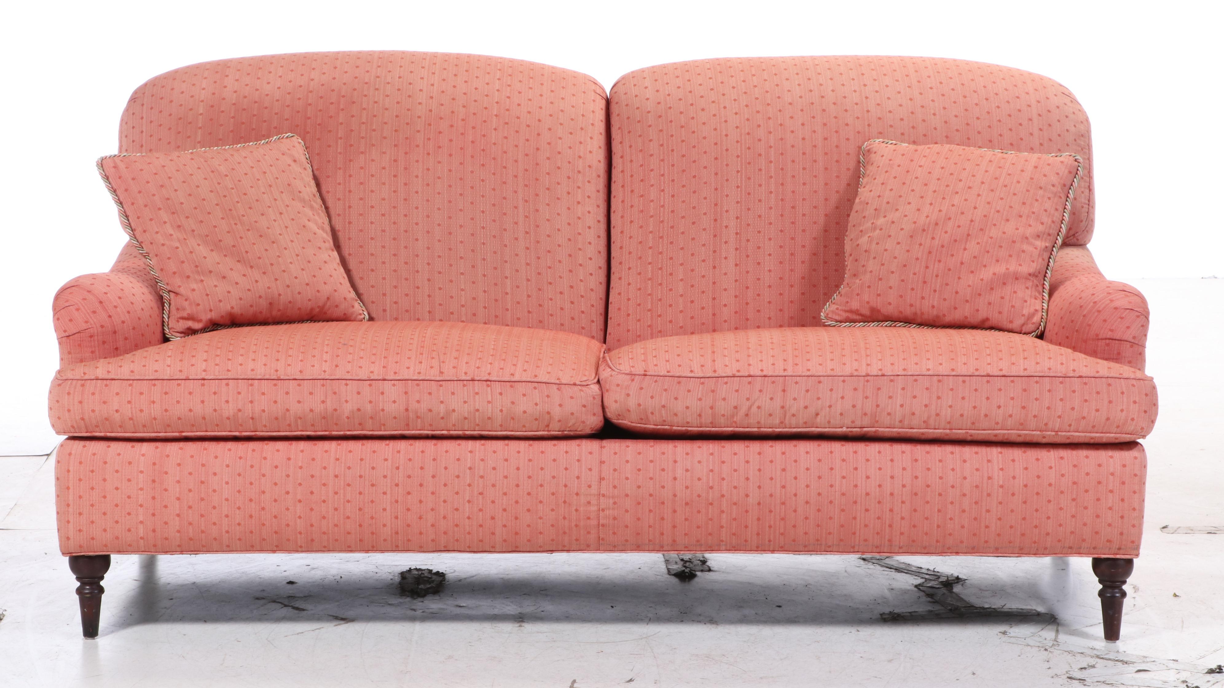 Brunschwig & Fils "Saratoga Collection" Polka Dot "Sagamore" Sofa