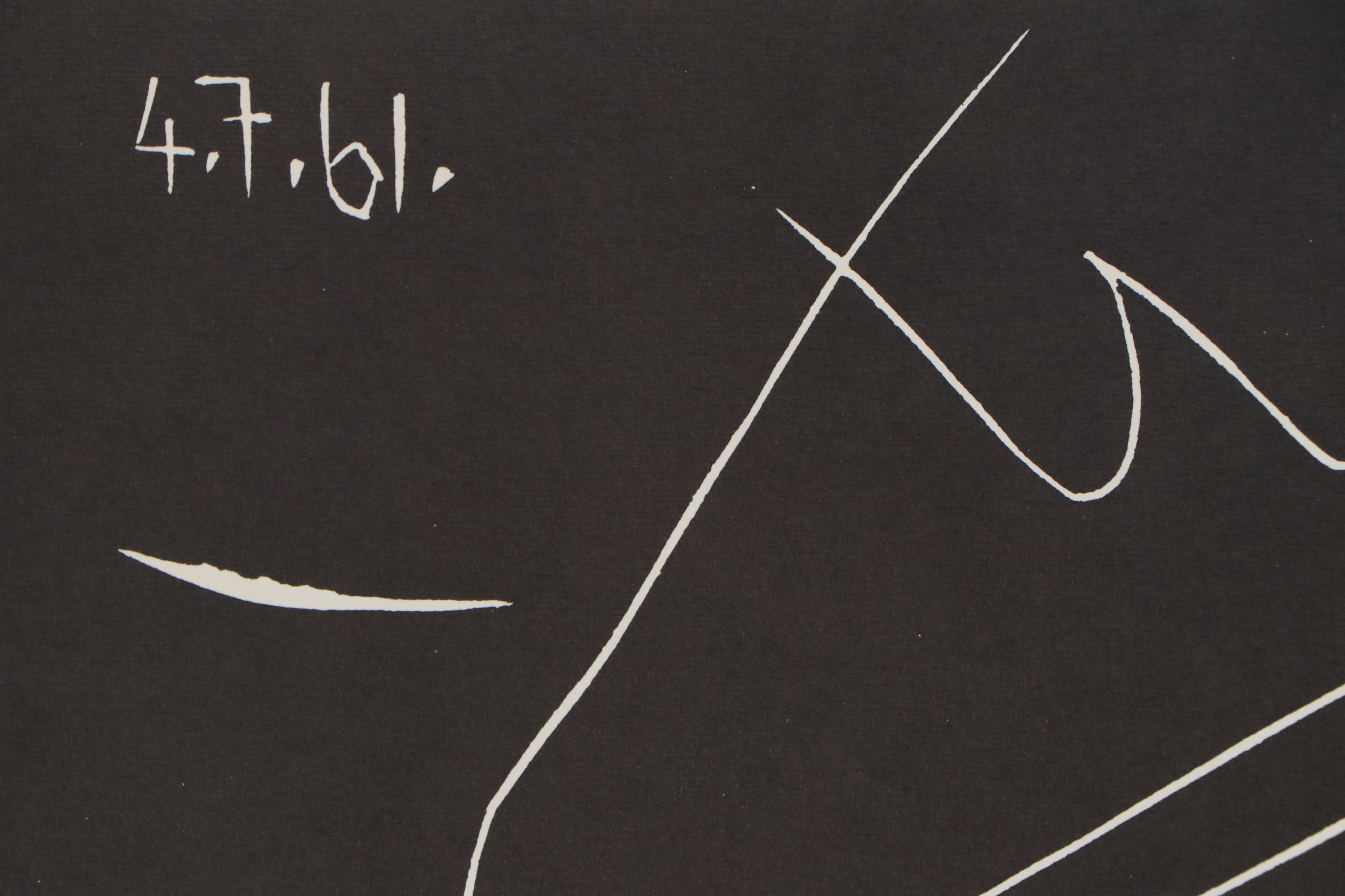 Lithograph after Pablo Picasso "Le Dejeuner sur L'herbe", 21st Century