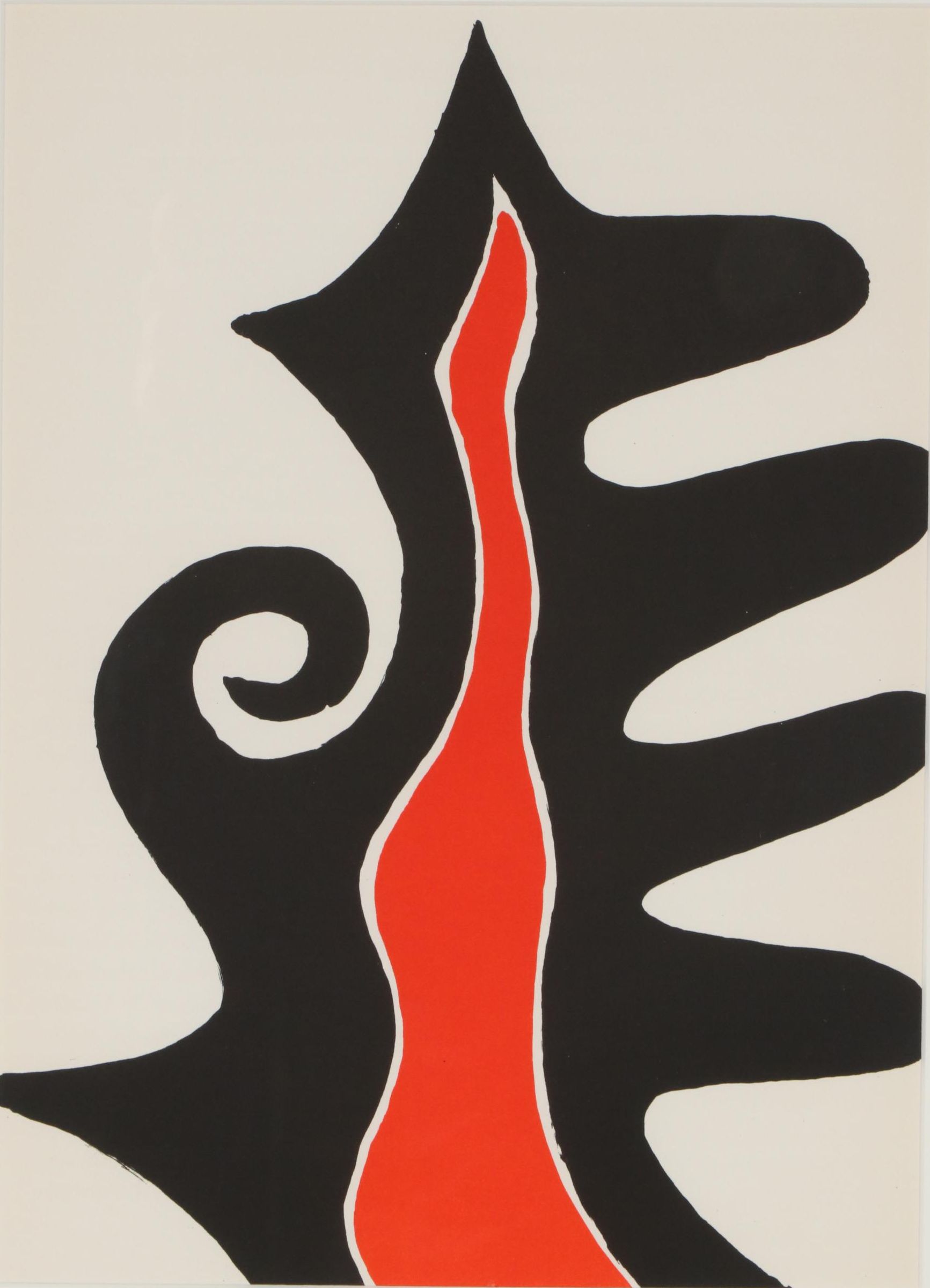 Alexander Calder Color Lithograph for "Derriere le Miroir", 1973