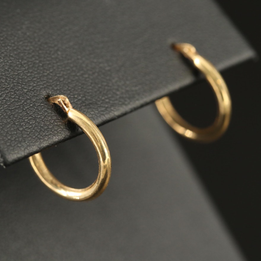 14K Hoop Earrings