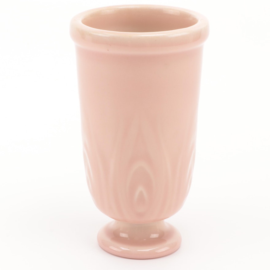 Rookwood Pottery Pink Glaze Footed Vase, 1915