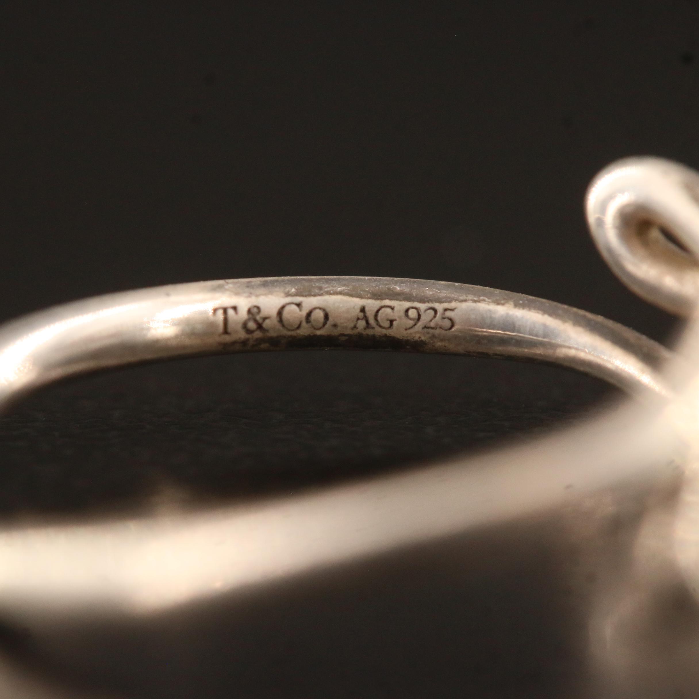 Paloma Picasso for Tiffany & Co. Sterling Silver "Paloma's Graffiti Love Ring"