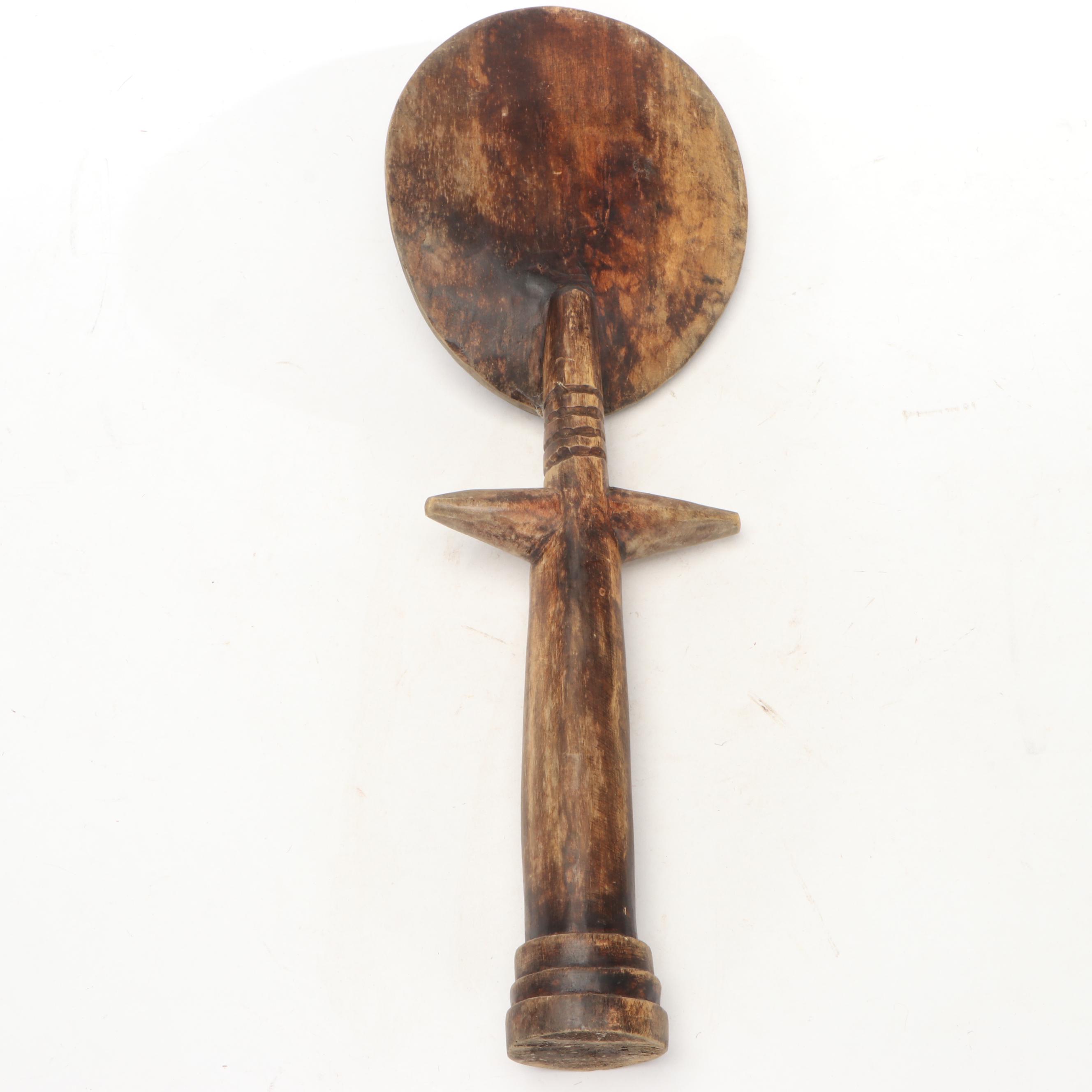 Asante Style Fertility Doll with Embellishments, circa 1970