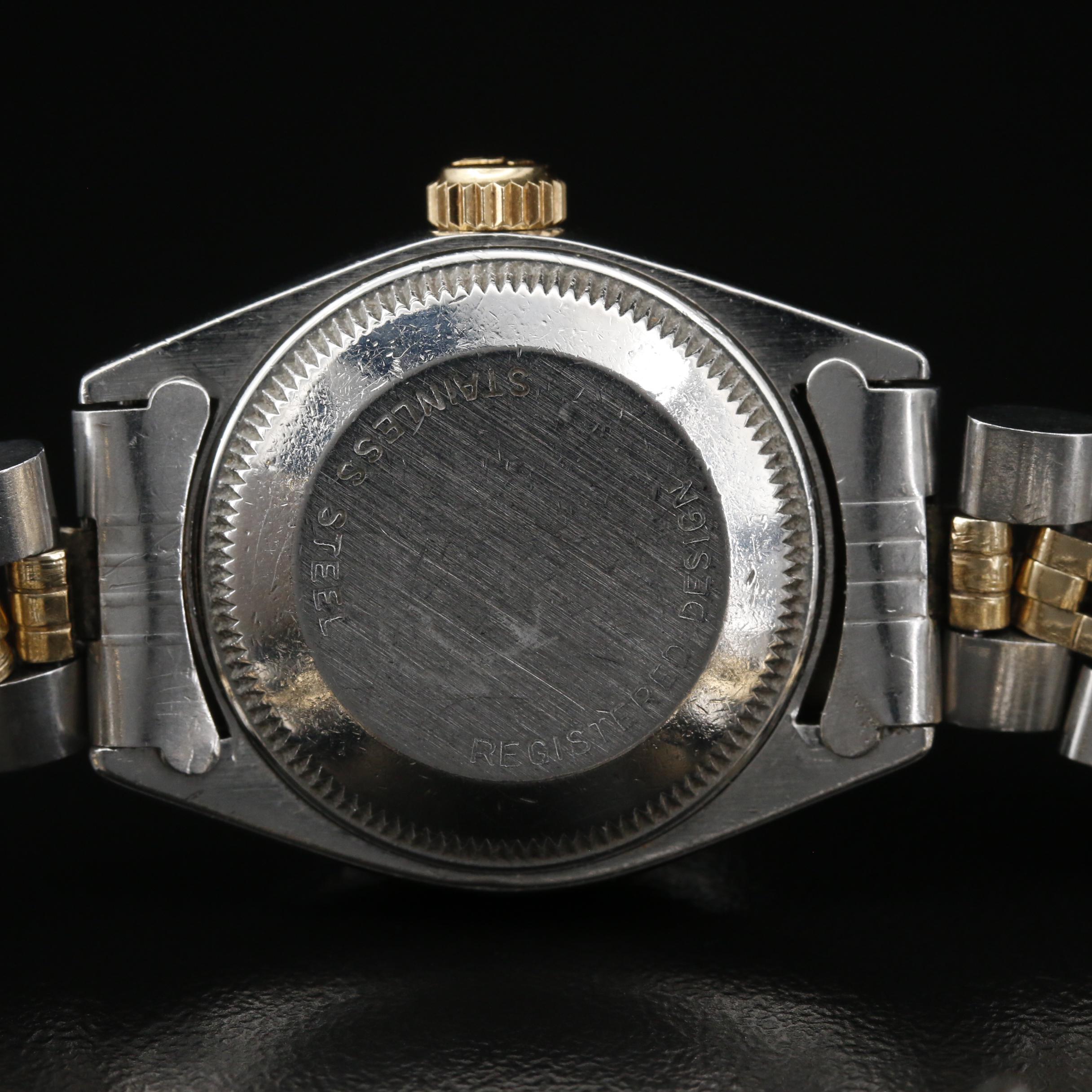 1978 Rolex Date 6917 14K Gold and Stainless Steel Automatic Watch