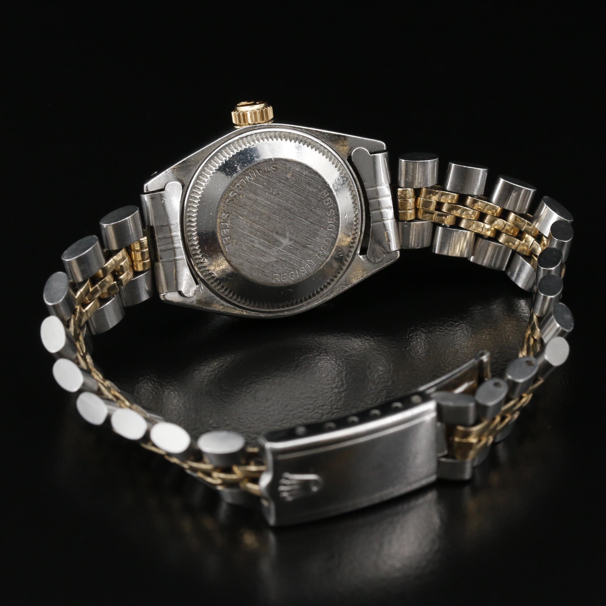 1978 Rolex Date 6917 14K Gold and Stainless Steel Automatic Watch